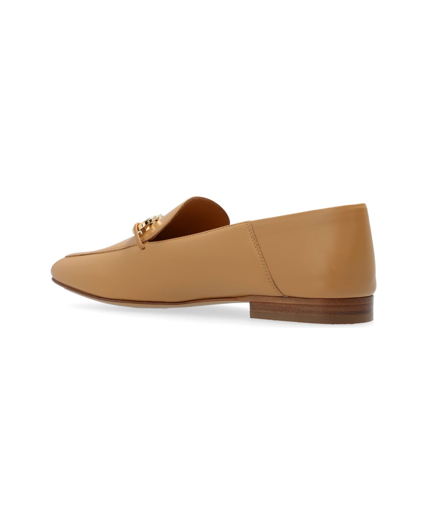 Ferragamo Gancini-embellished Slip-on Loafers - BEIGE