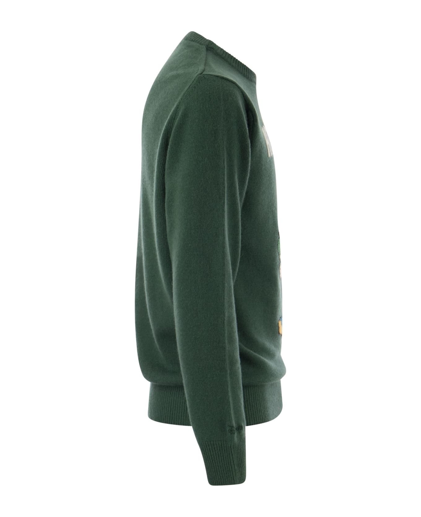 MC2 Saint Barth How Much Wool And Cashmere Blend Jumper Sweater - VERDONE ニットウェア