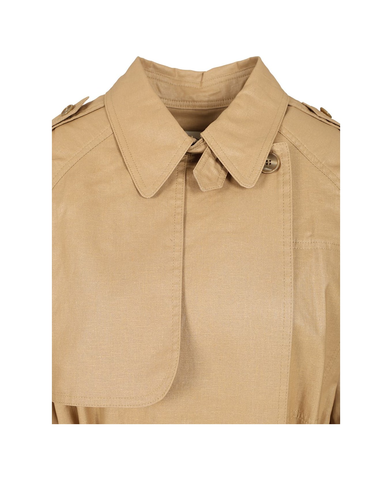 Isabel Marant 
freanne
 Long Trench Coat - BEIGE