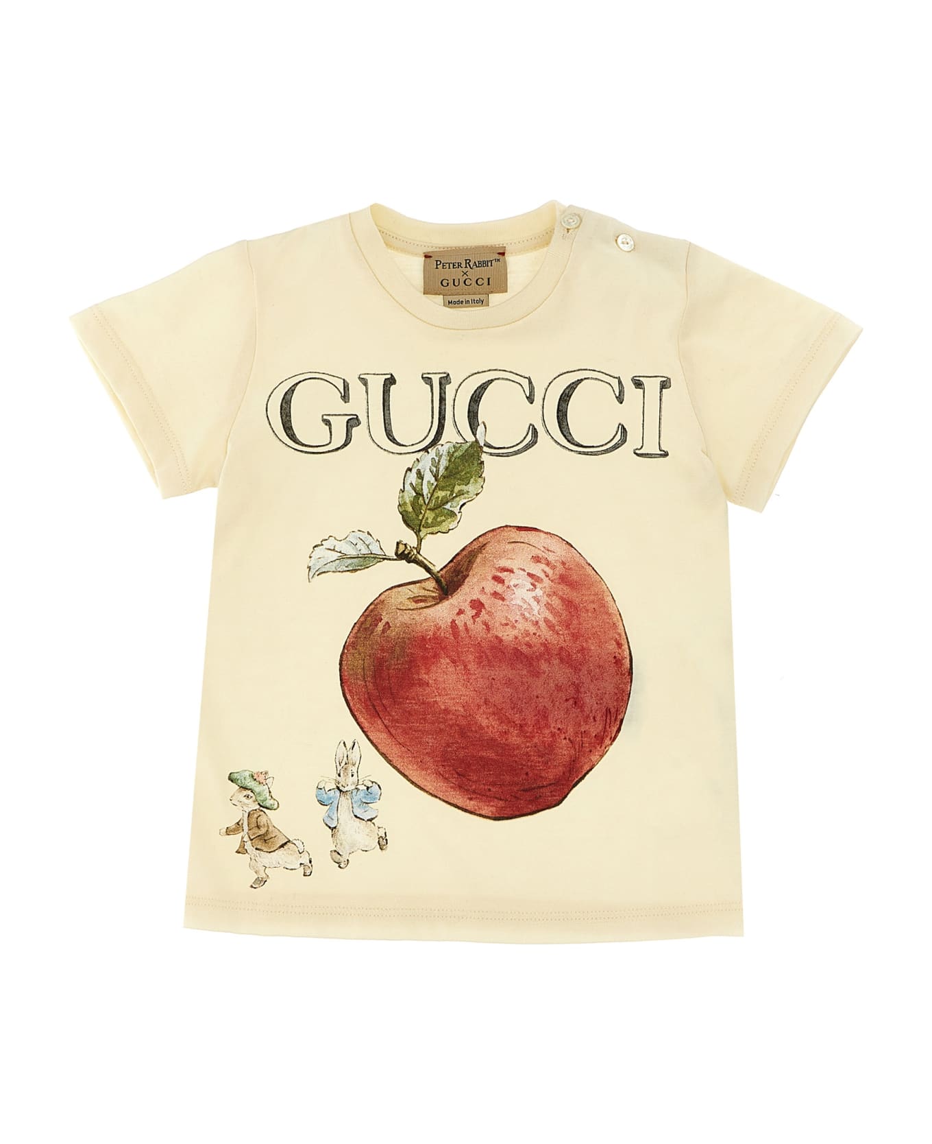 Gucci Printed T-shirt Peter Rabbit X Gucci - Beige Tシャツ＆ポロシャツ