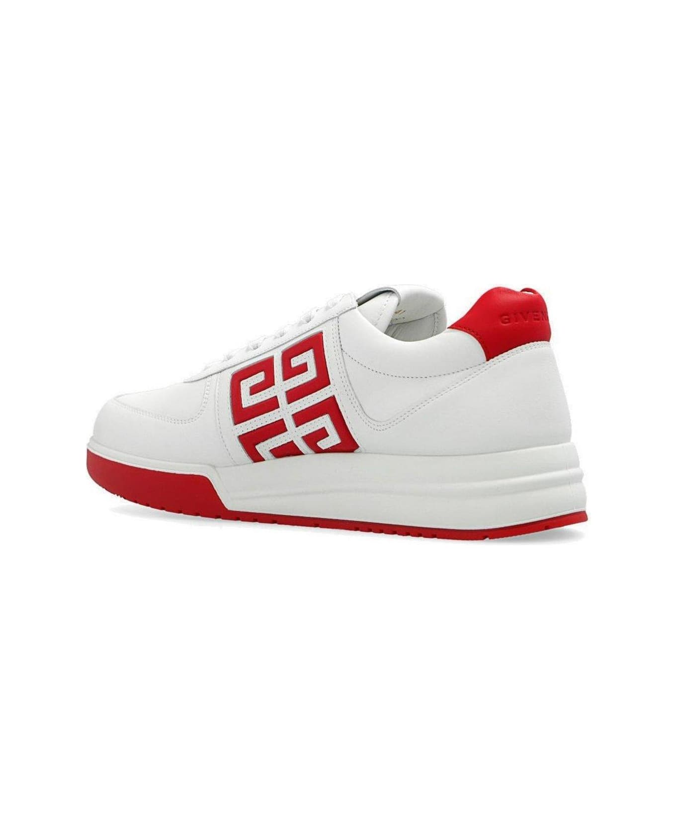 Givenchy 4g Logo Detailed Low-top Sneakers - Bianco