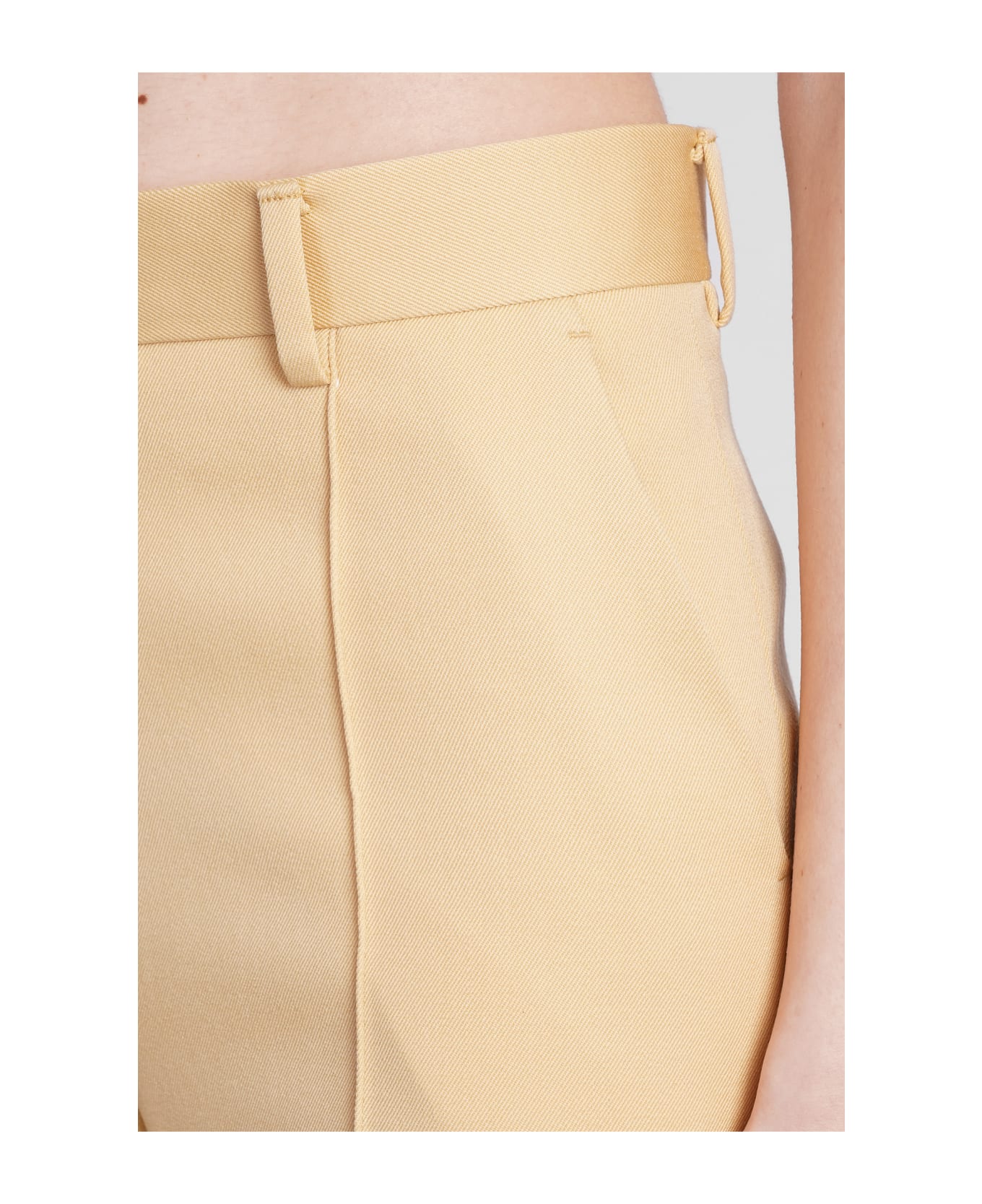 Lanvin Pants In Beige Wool - beige