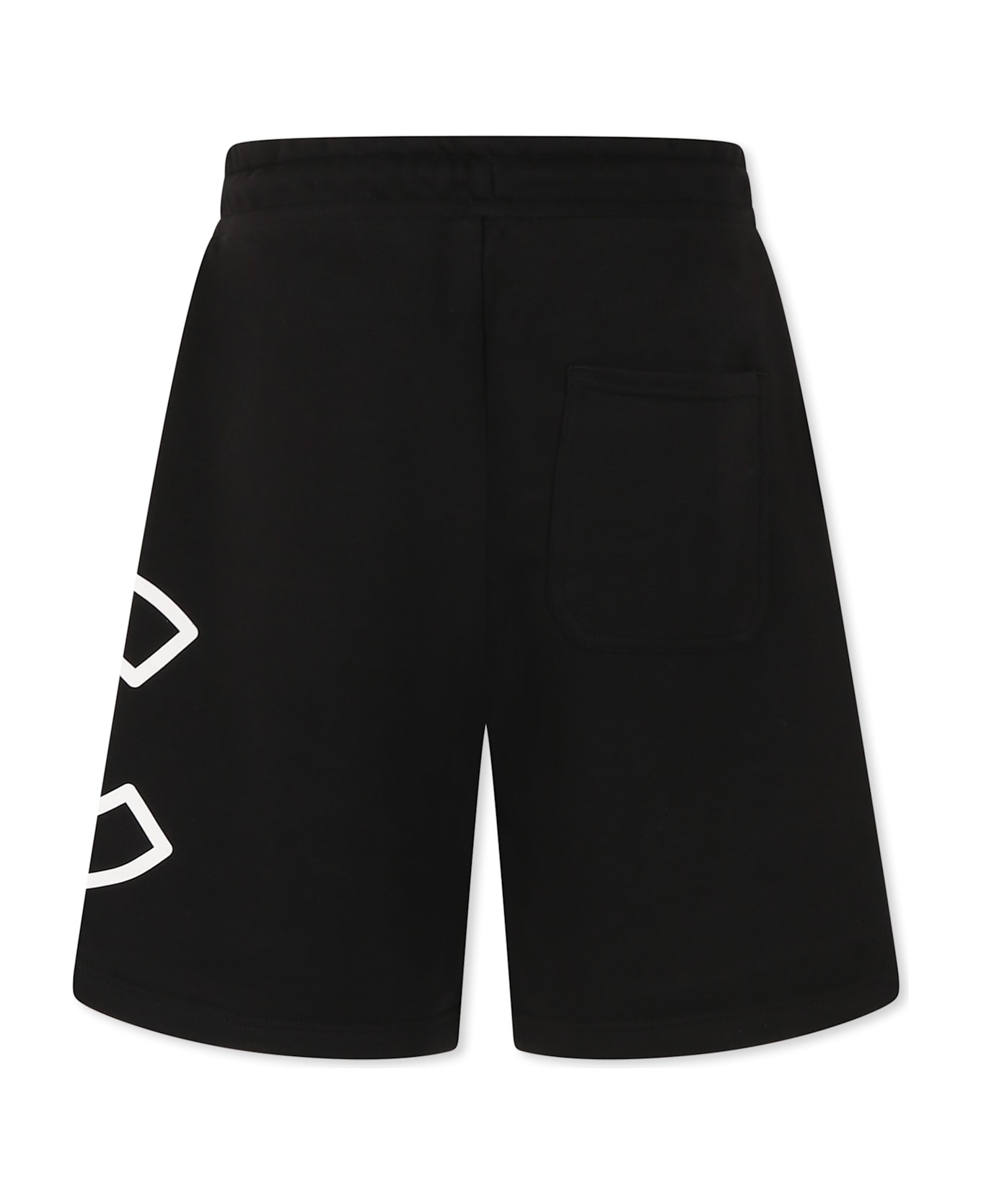 Marc Jacobs Black Shorts For Boy With Logo - Black