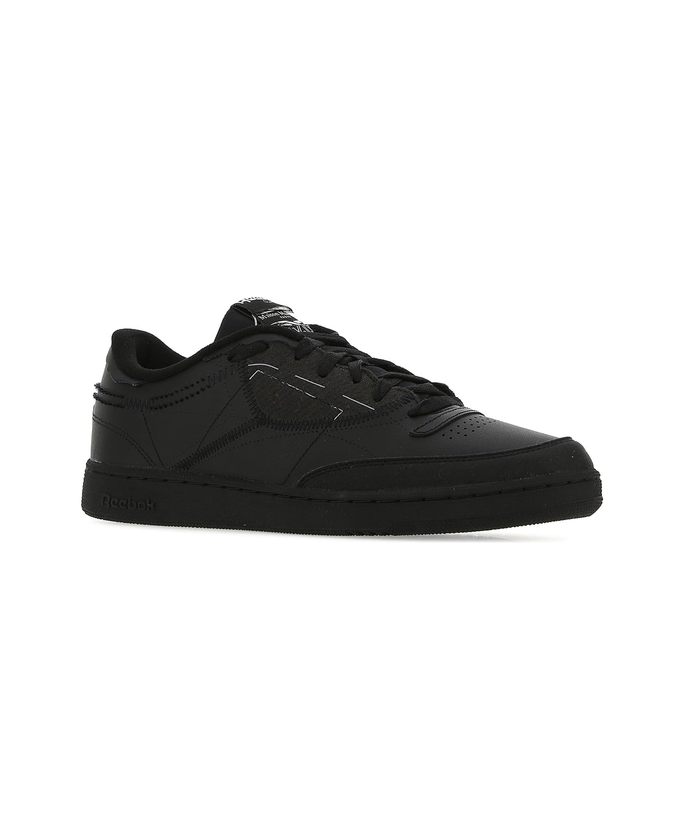 Reebok Black Leather And Fabric Project 0 Cc Memory Of Sneakers - BLACKFTWWHTBLACK