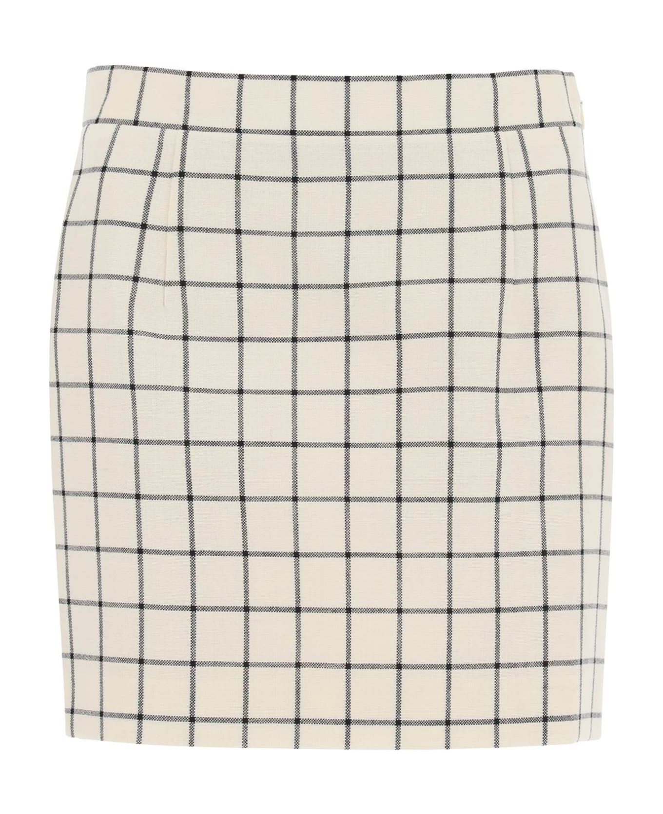 Marni Wool Check Skirt - Chw03