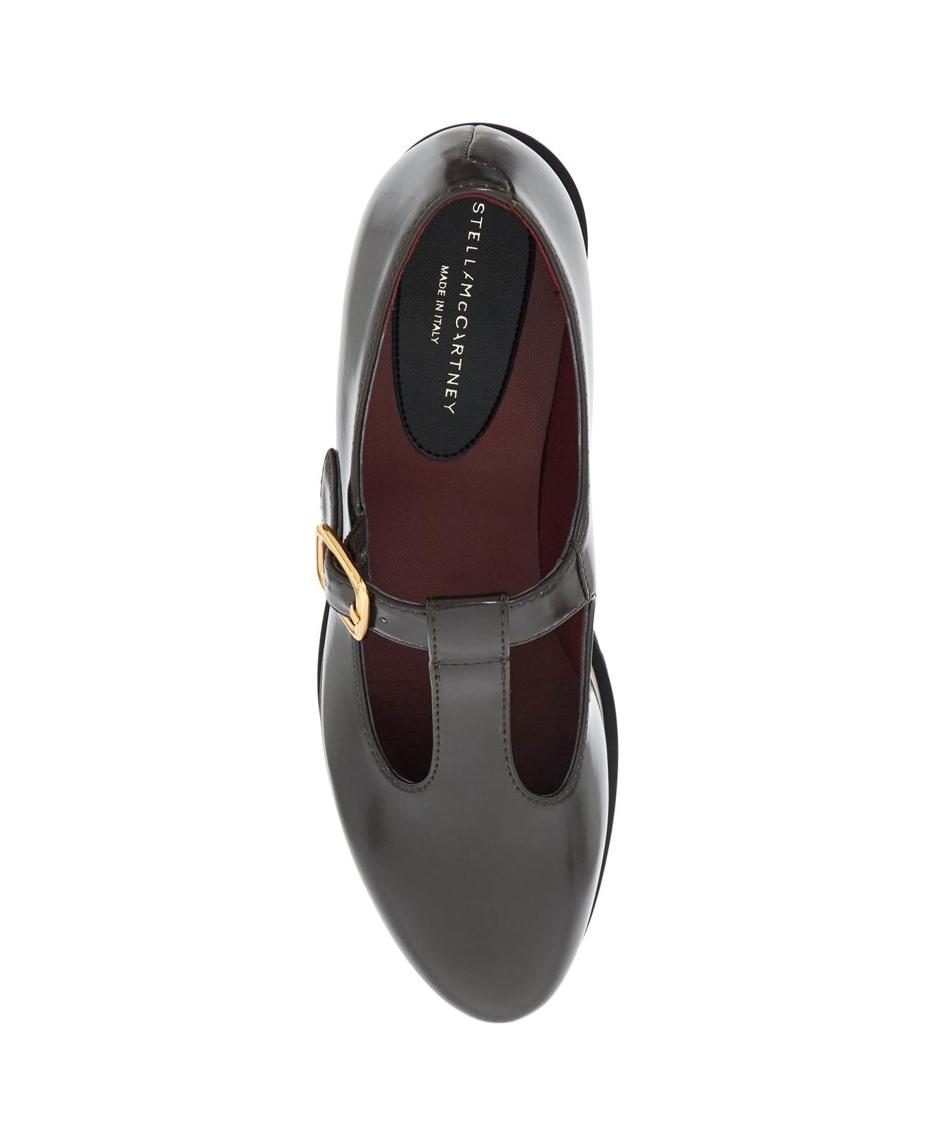 【関税&送料込】Stella Mccartney Mary Janes Elyse Shoe STELLA MCCARTNEY Elyse vegetarian glossed-leather platform