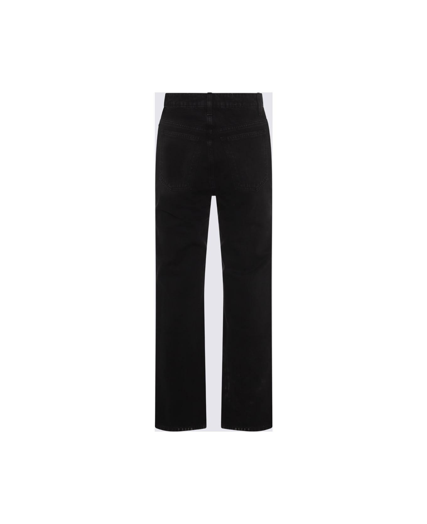 Khaite Black Cotton Jeans - PRESCOTT