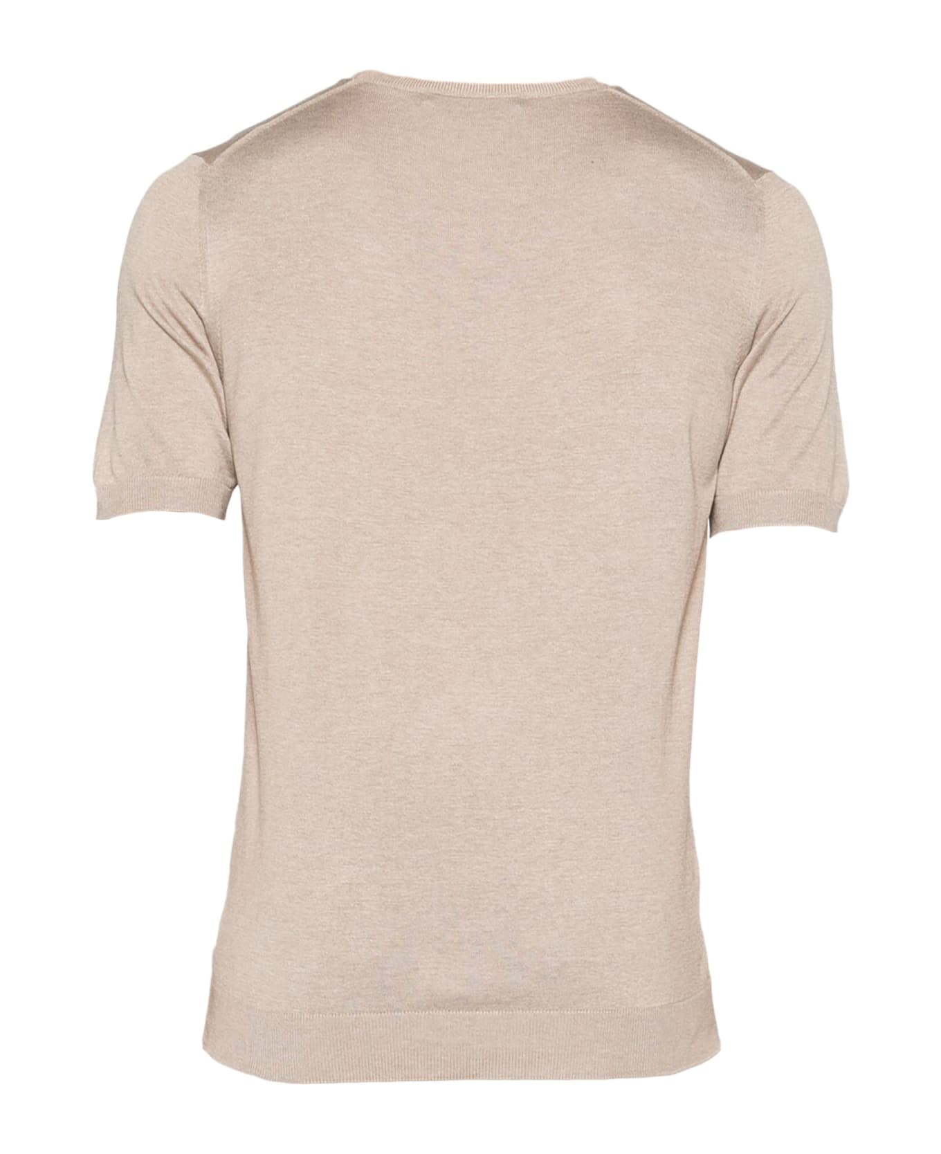 Tagliatore T-shirts And Polos Beige - Beige