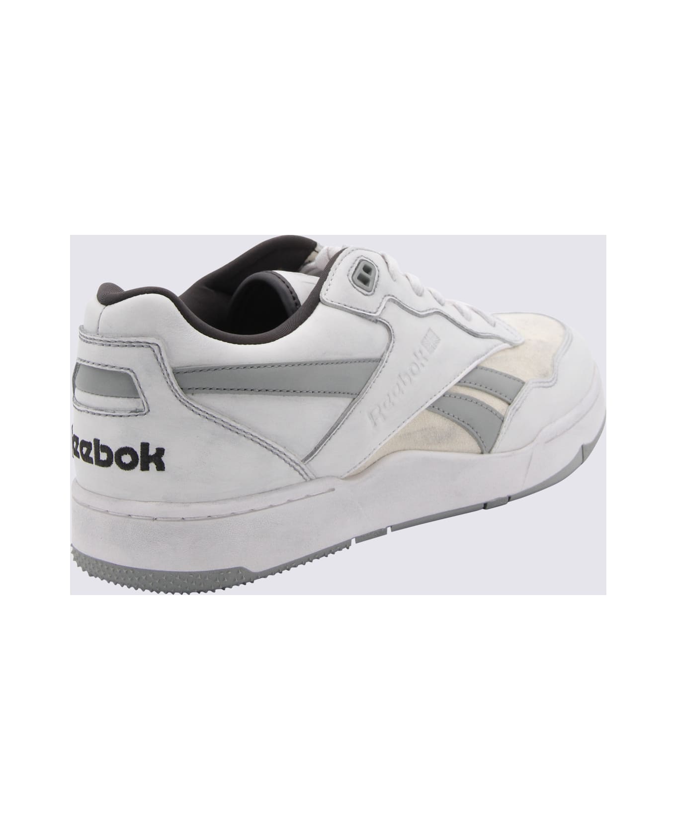 Reebok White Leather Sneakers - White スニーカー