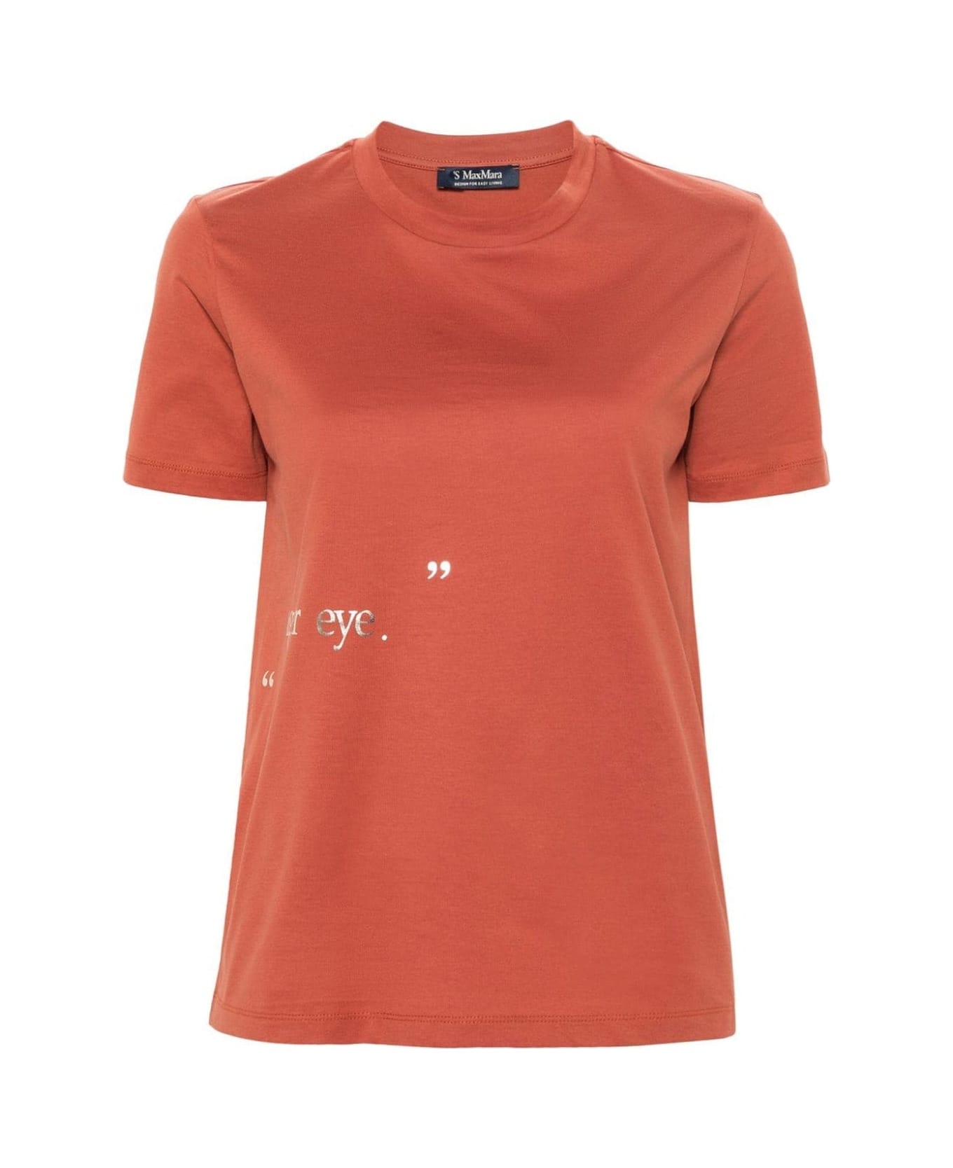 
S Max Mara 
s Orlanda Cotton T-shirt - Orange