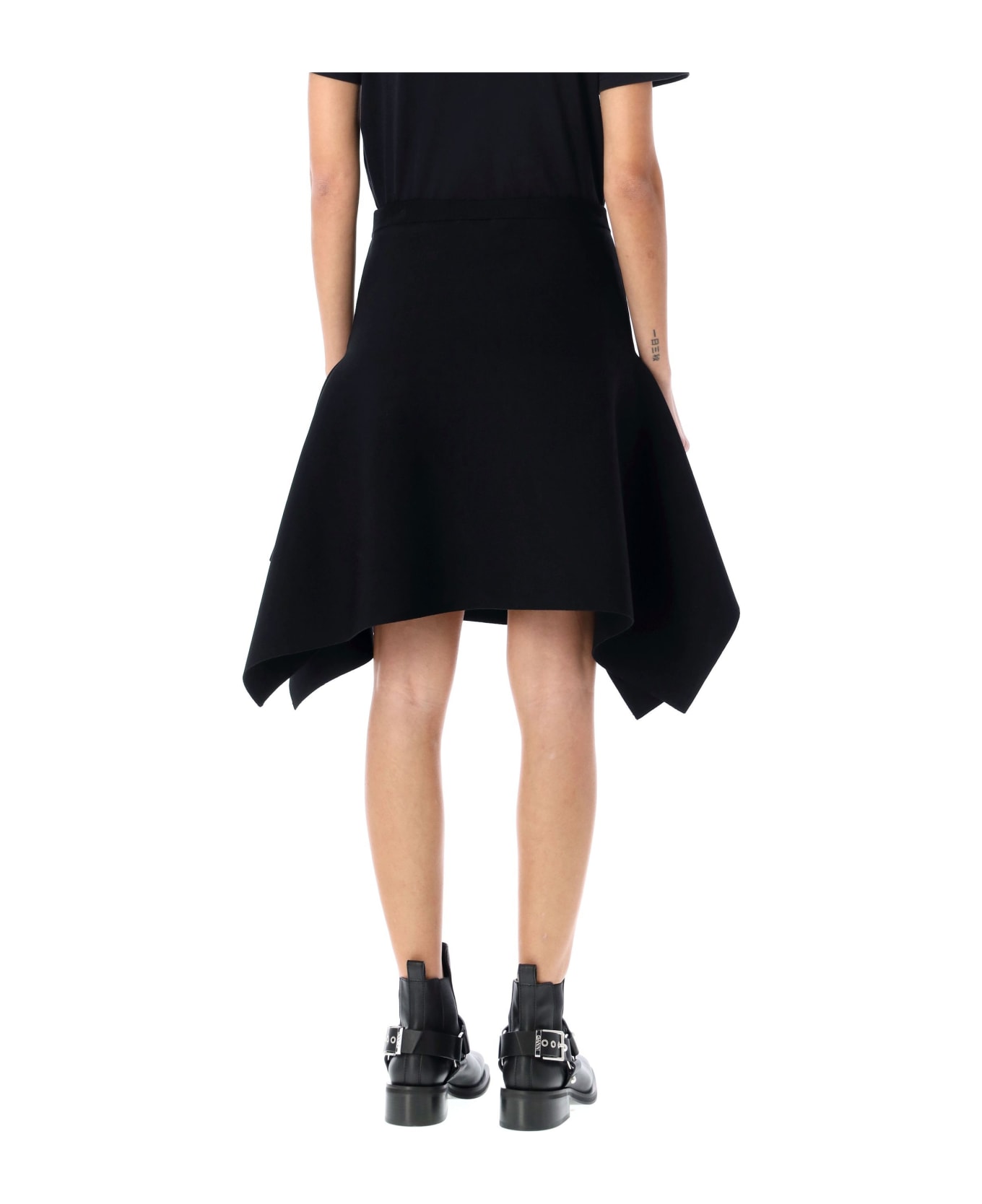 J.W. Anderson Squared Hem Skirt - BLACK スカート