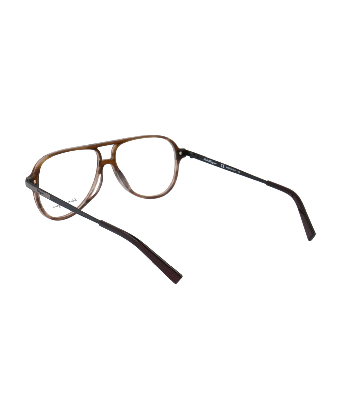Salvatore Ferragamo Eyewear Sf2855 Glasses - 340 DARK MUSTARD TAUPE