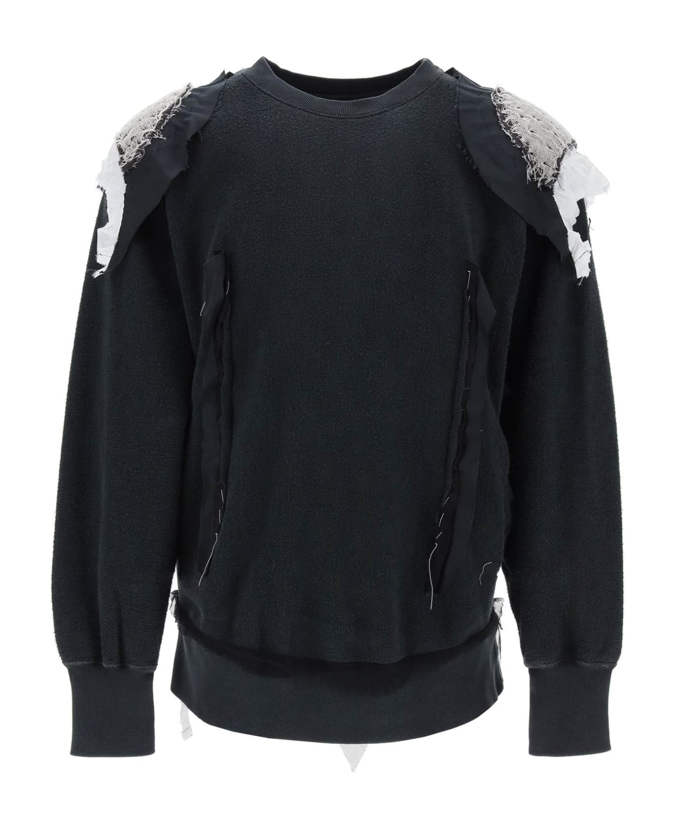 Maison Margiela Inside-out Sweatshirt - CHARCOAL (Black)