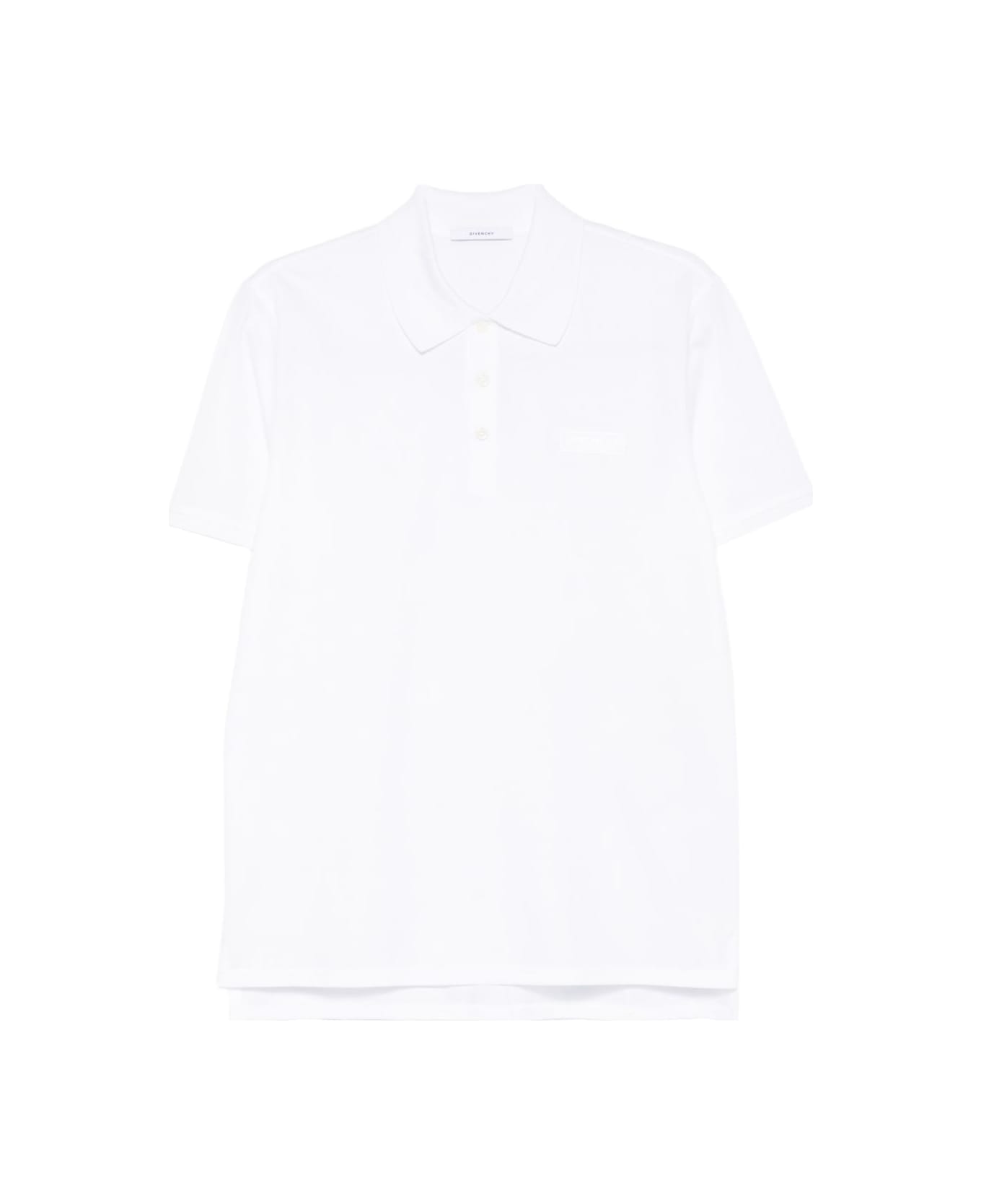 Givenchy Cotton Polo Shirt - White