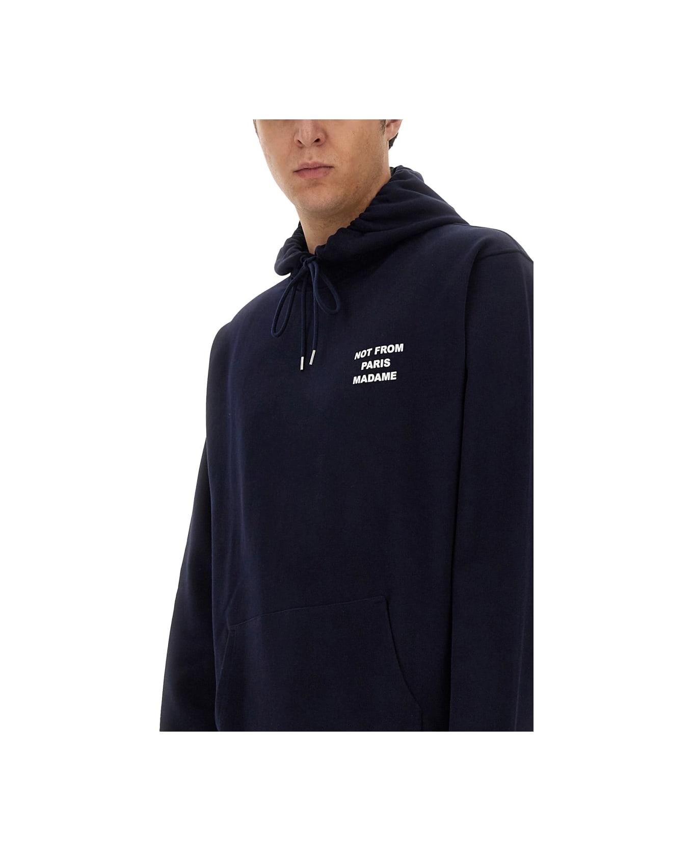 Drôle de Monsieur "slogan" Sweatshirt - BLUE