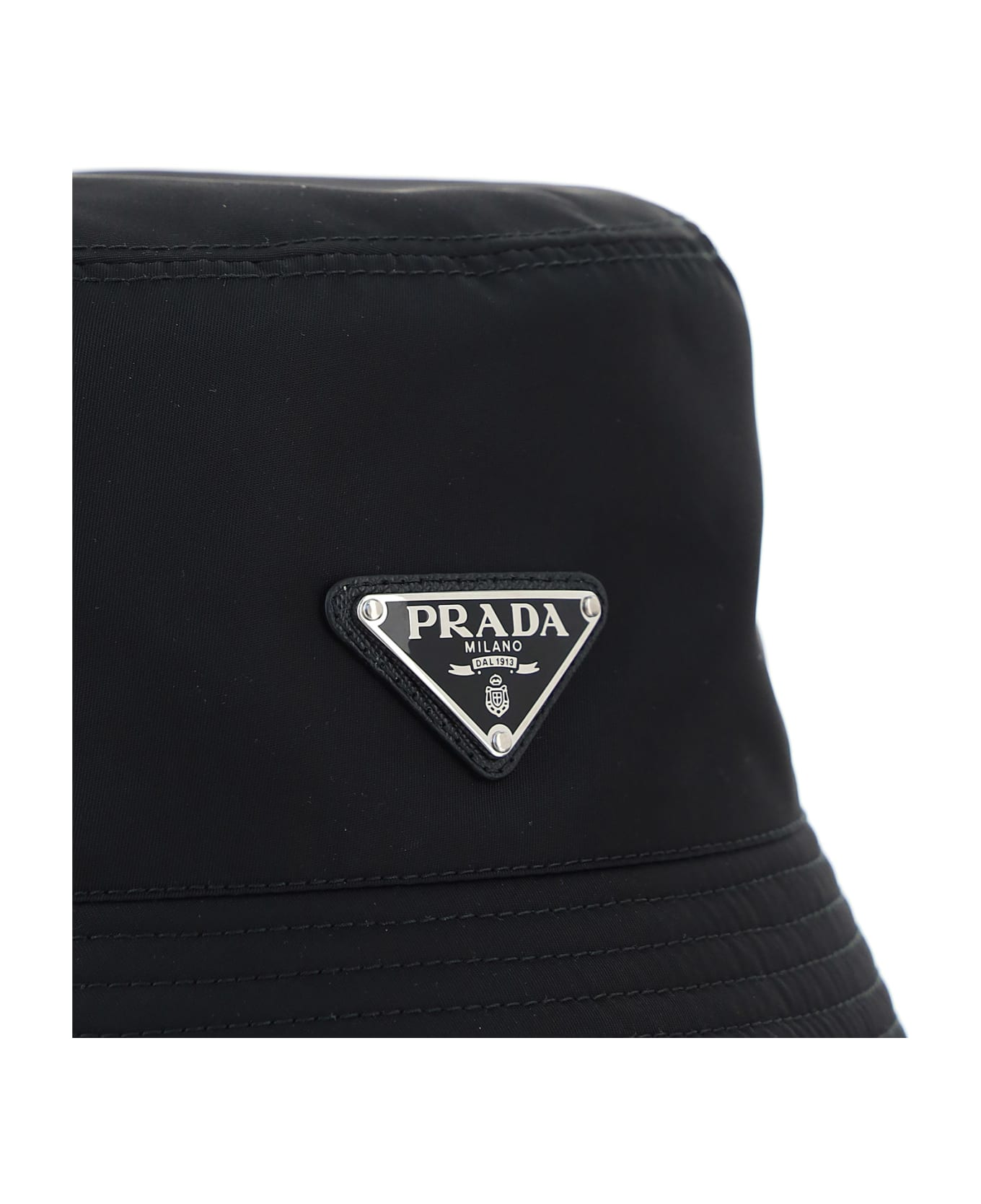 Prada Bucket Hat - Nero