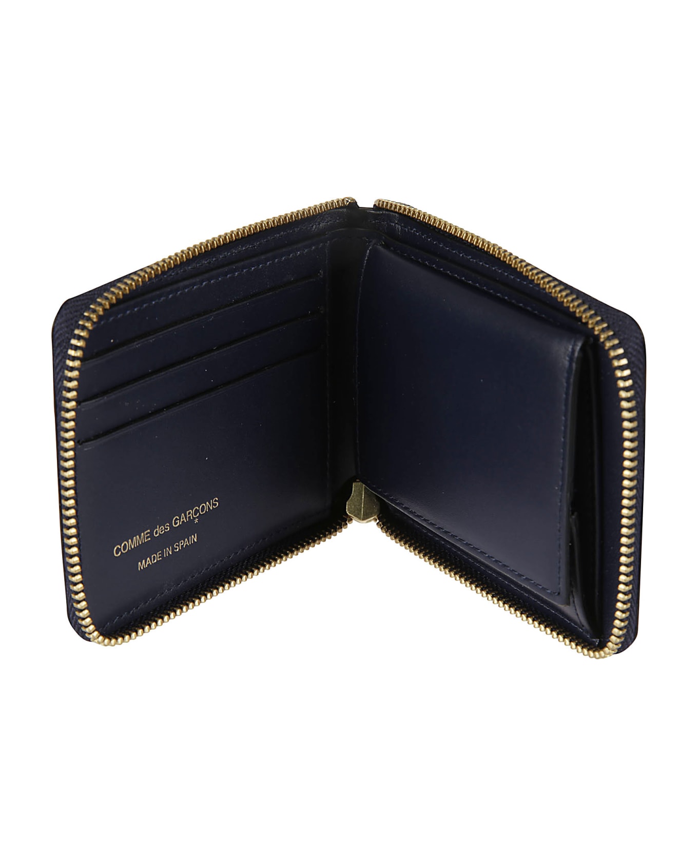 Comme des Garçons Wallet Zip All-over Wallet - Navy Navy