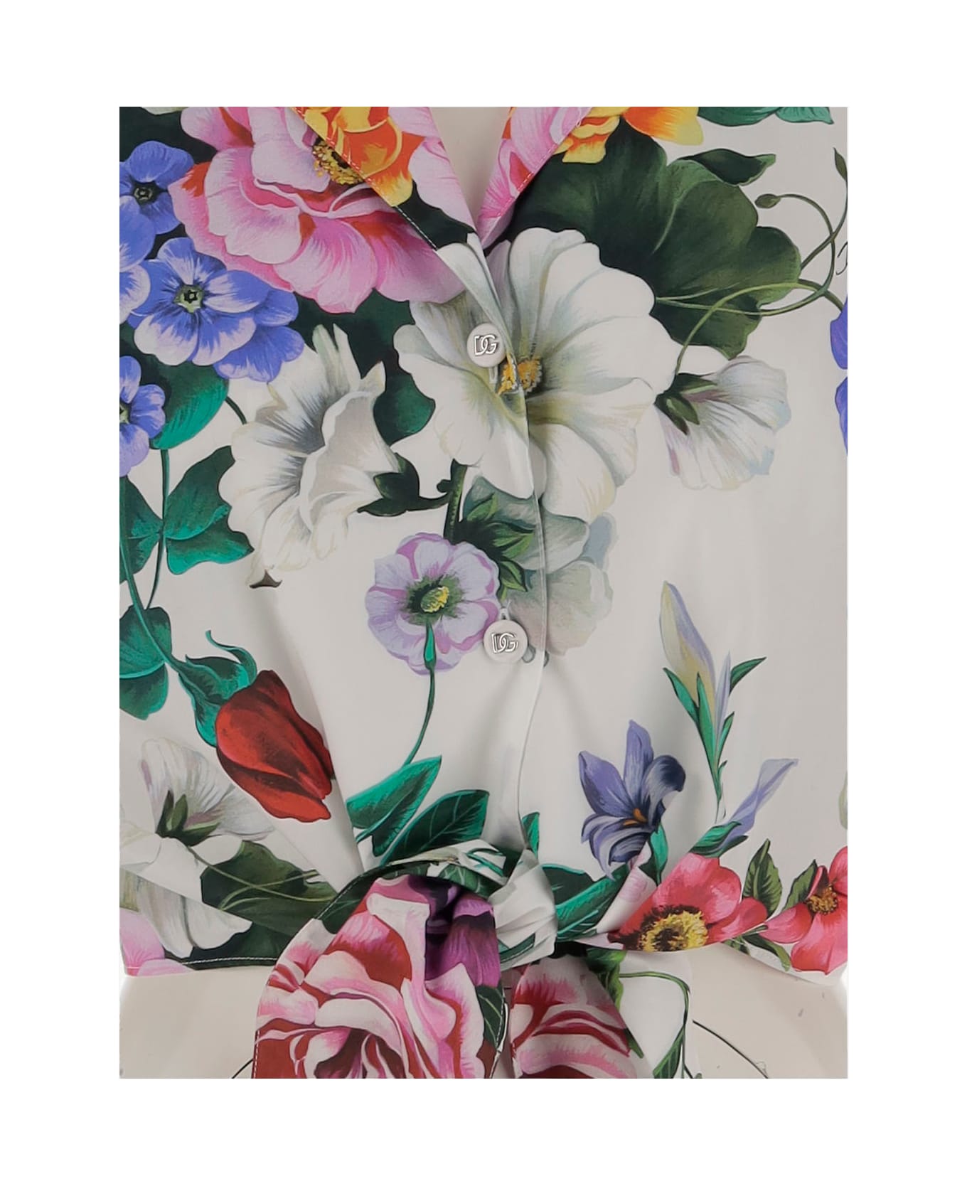 Dolce 
Gabbana Floral Print Shirt - Red