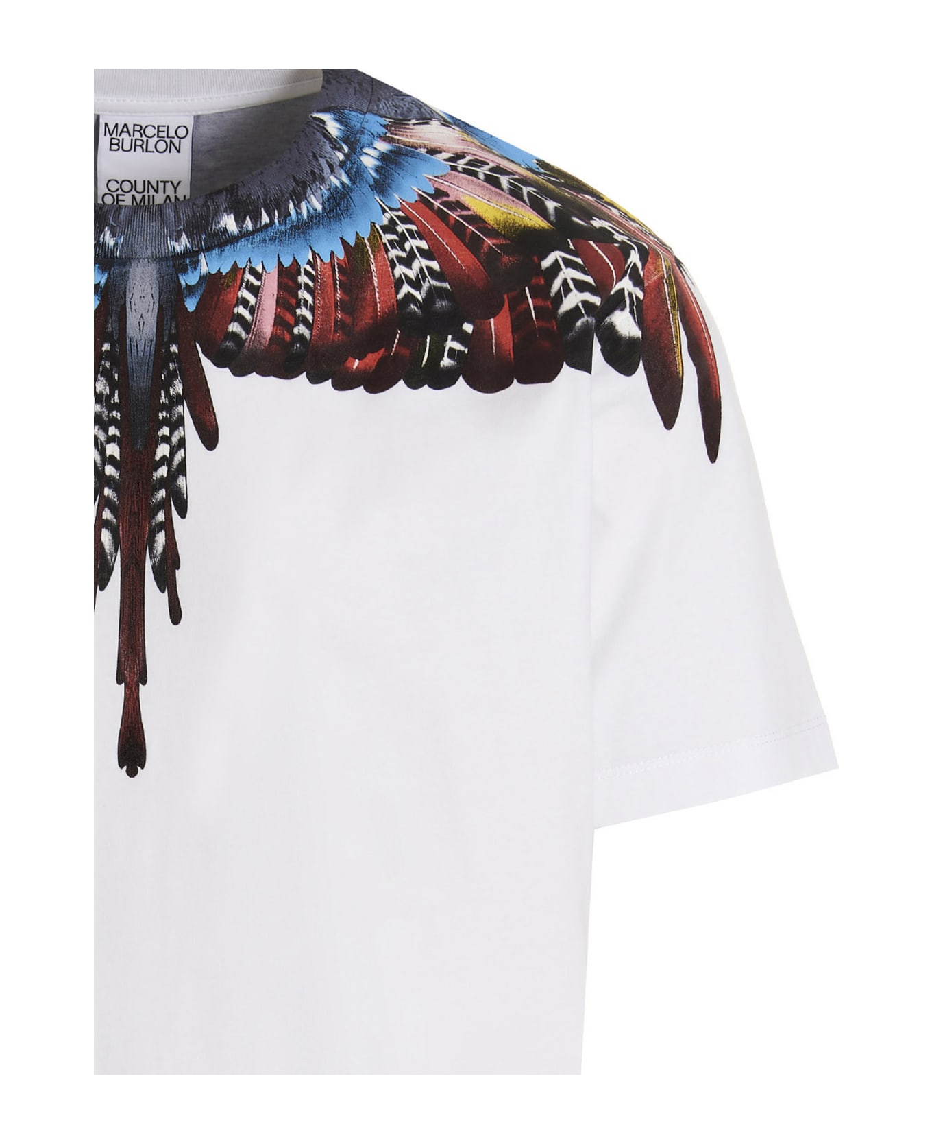 Marcelo Burlon 'grizzly Wings' T-shirt - White