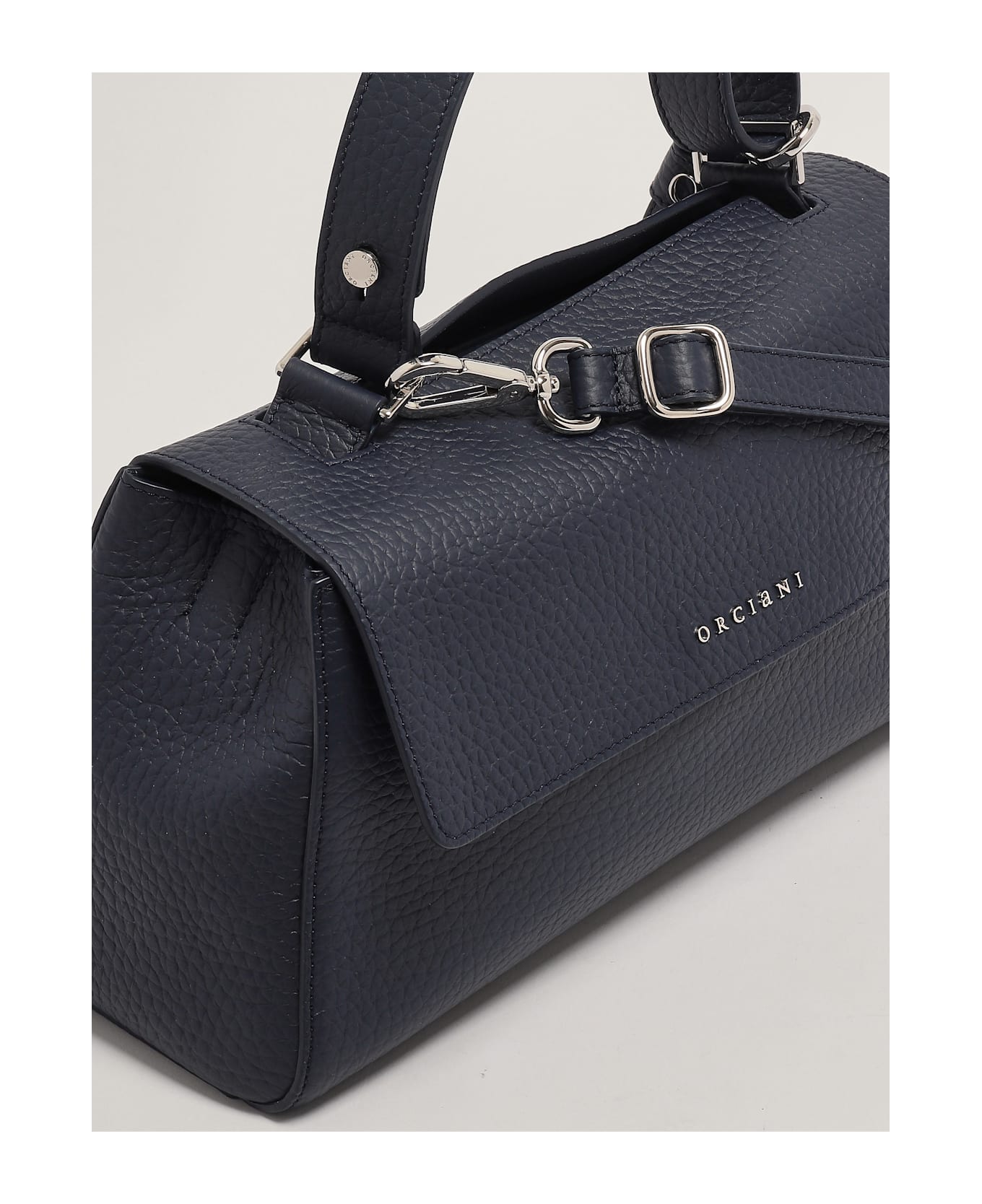 Orciani Sveva Longuette Shoulder Bag - NAVY