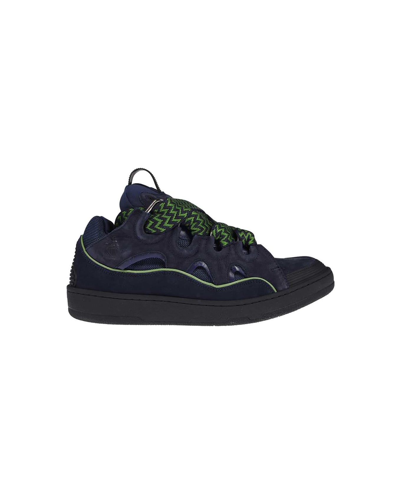 Lanvin Leather Sneakers - blue