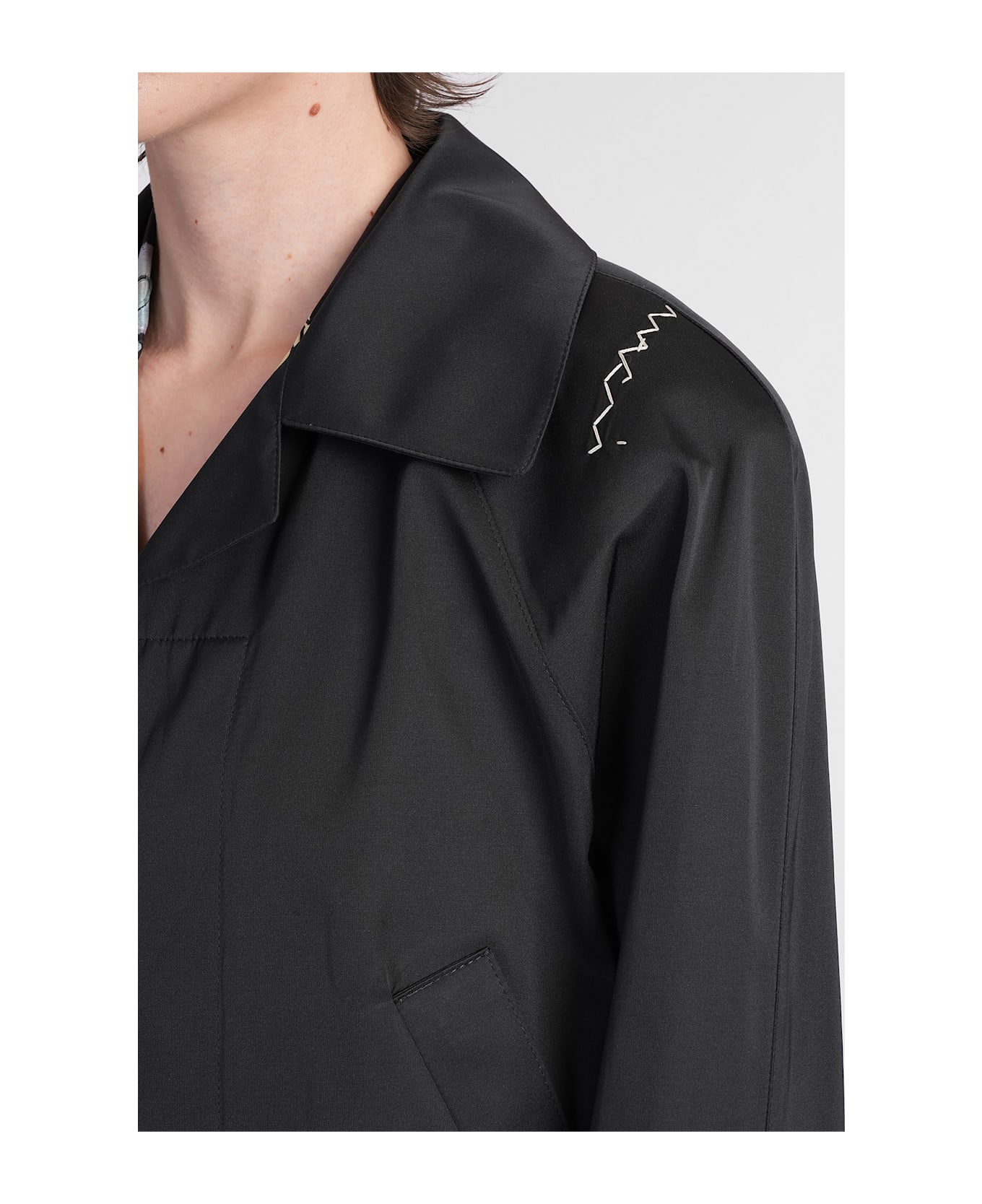 Marni Casual Jacket In Black Polyester - black