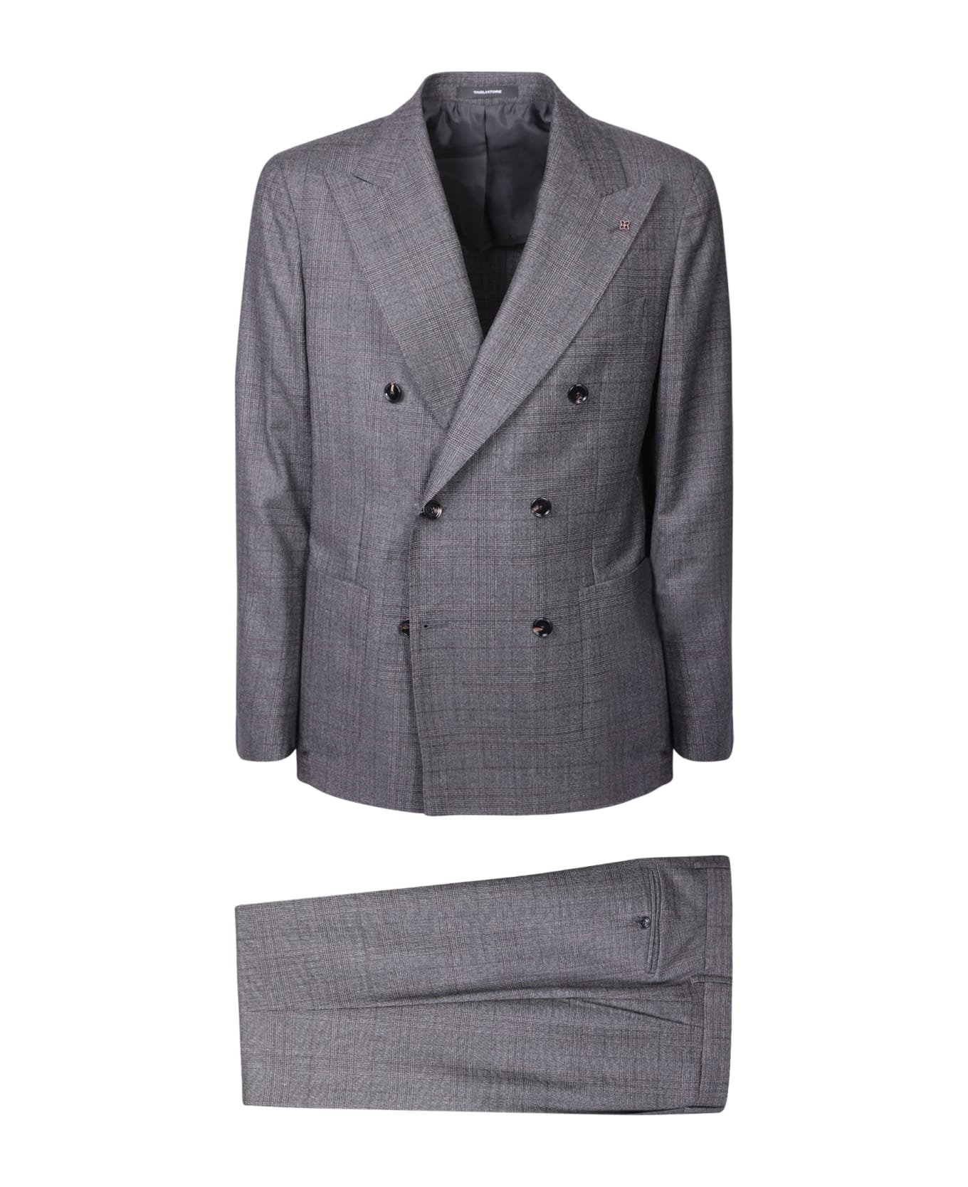 Tagliatore Vesuvio Grey Suit - Brown