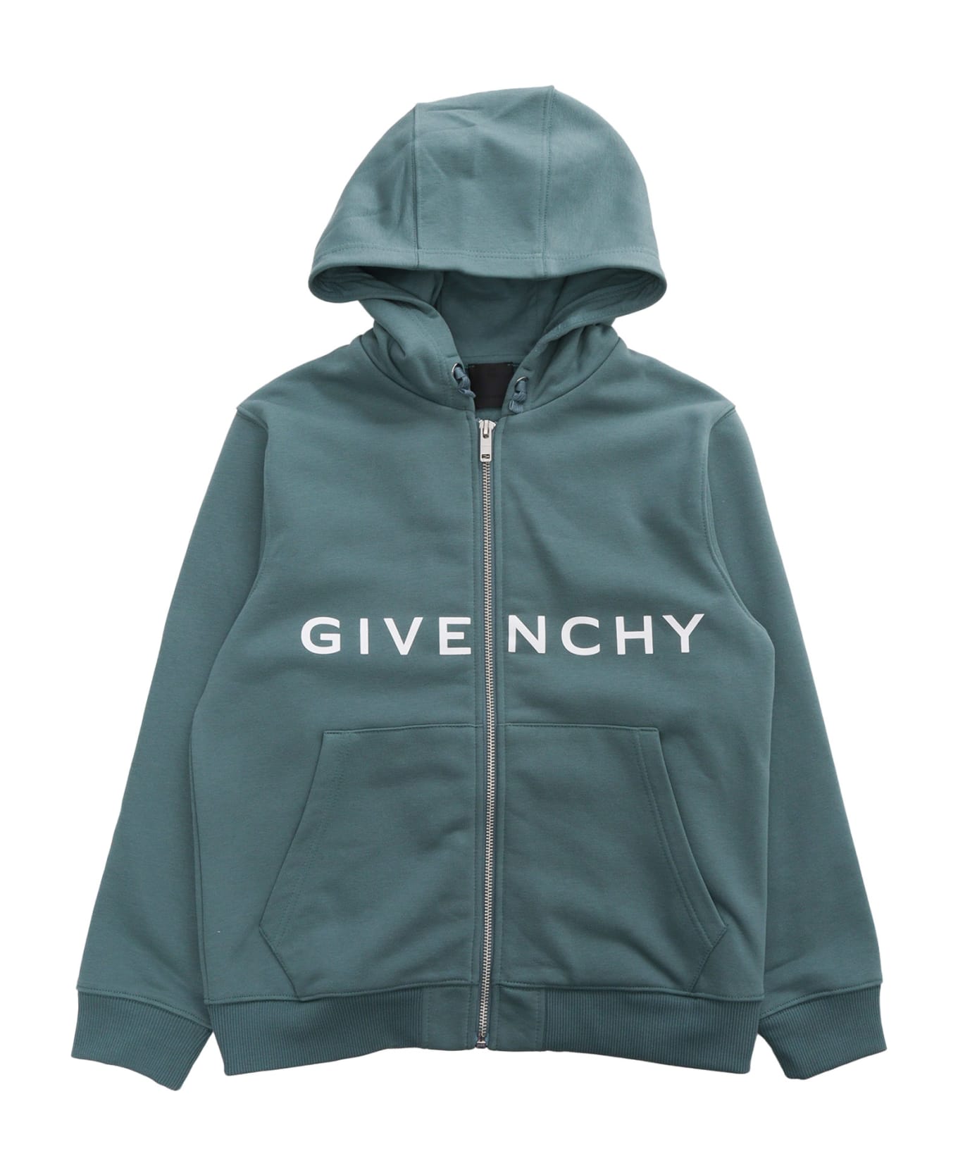 Givenchy Zipped Sweatshirt - GREEN