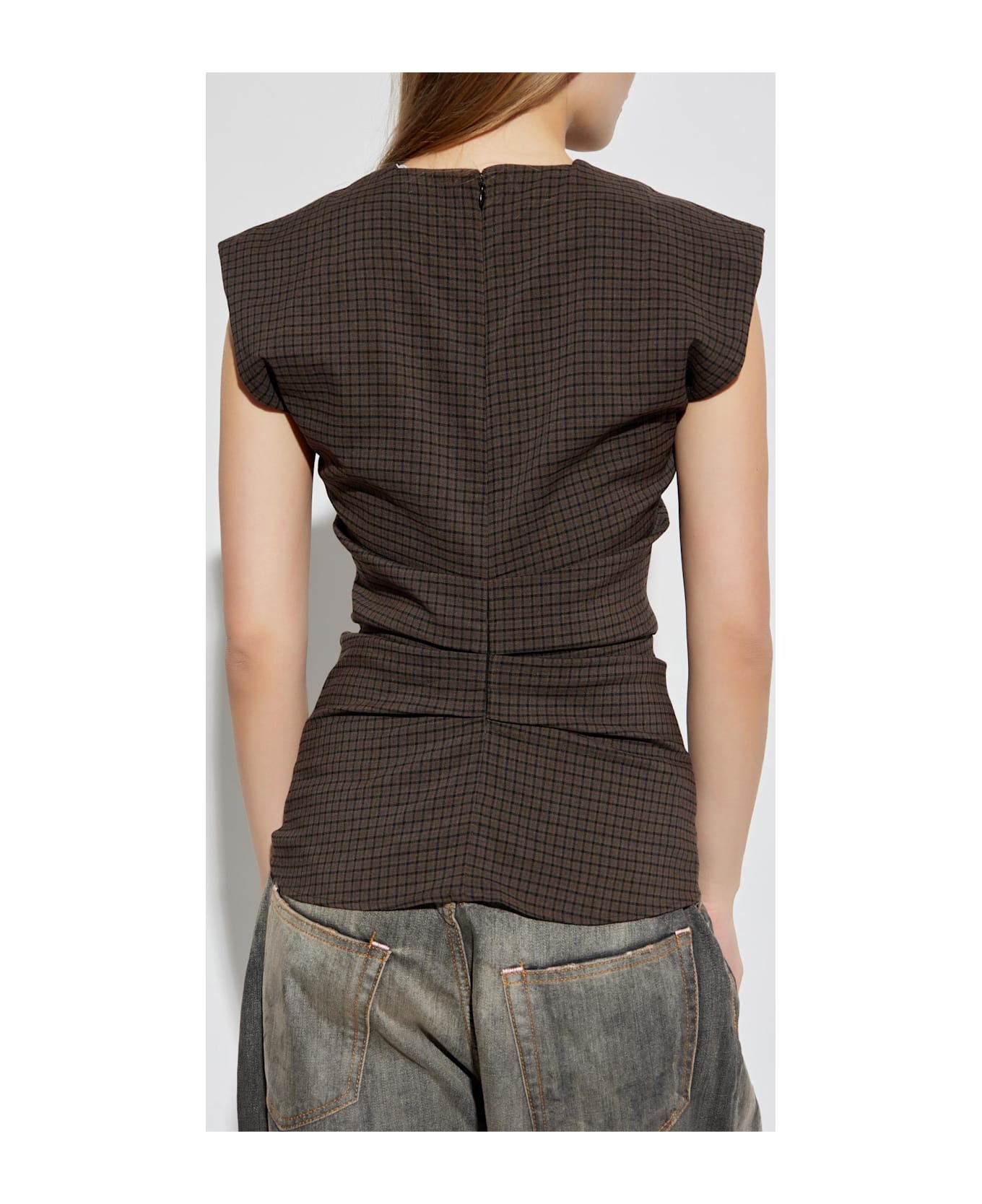 Acne Studios Wool Top - Bph Multi Brown