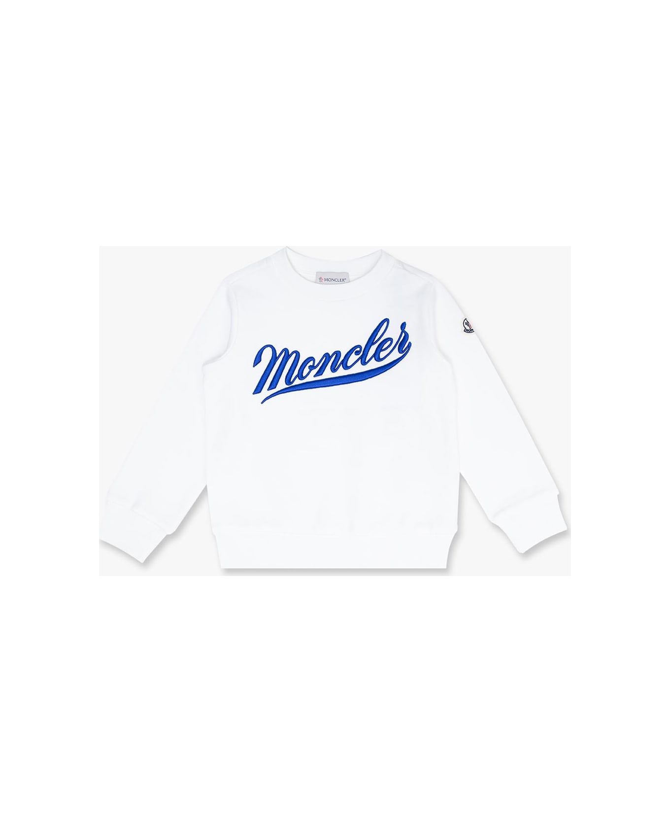 Moncler Sweatshirt With Logo - WHITE