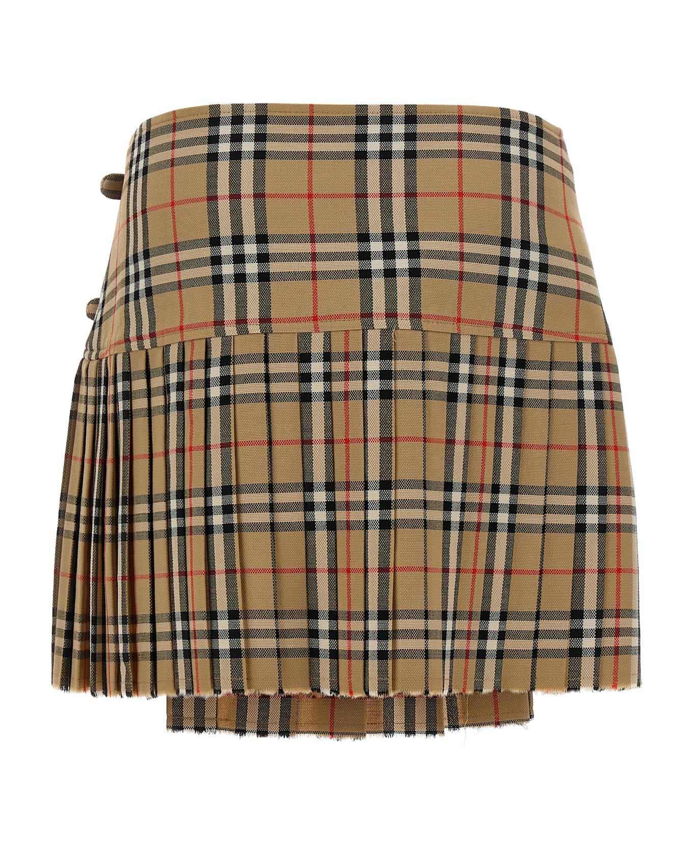 Burberry Kilt Skirt - Beige
