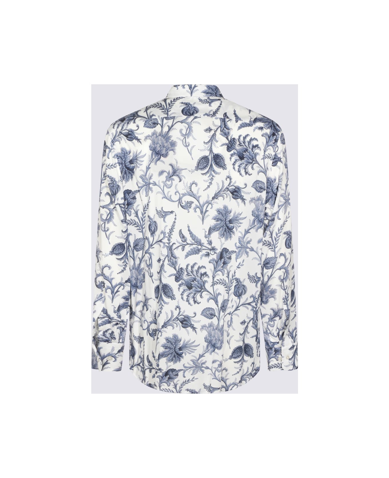 Etro White And Blue Shirt - White