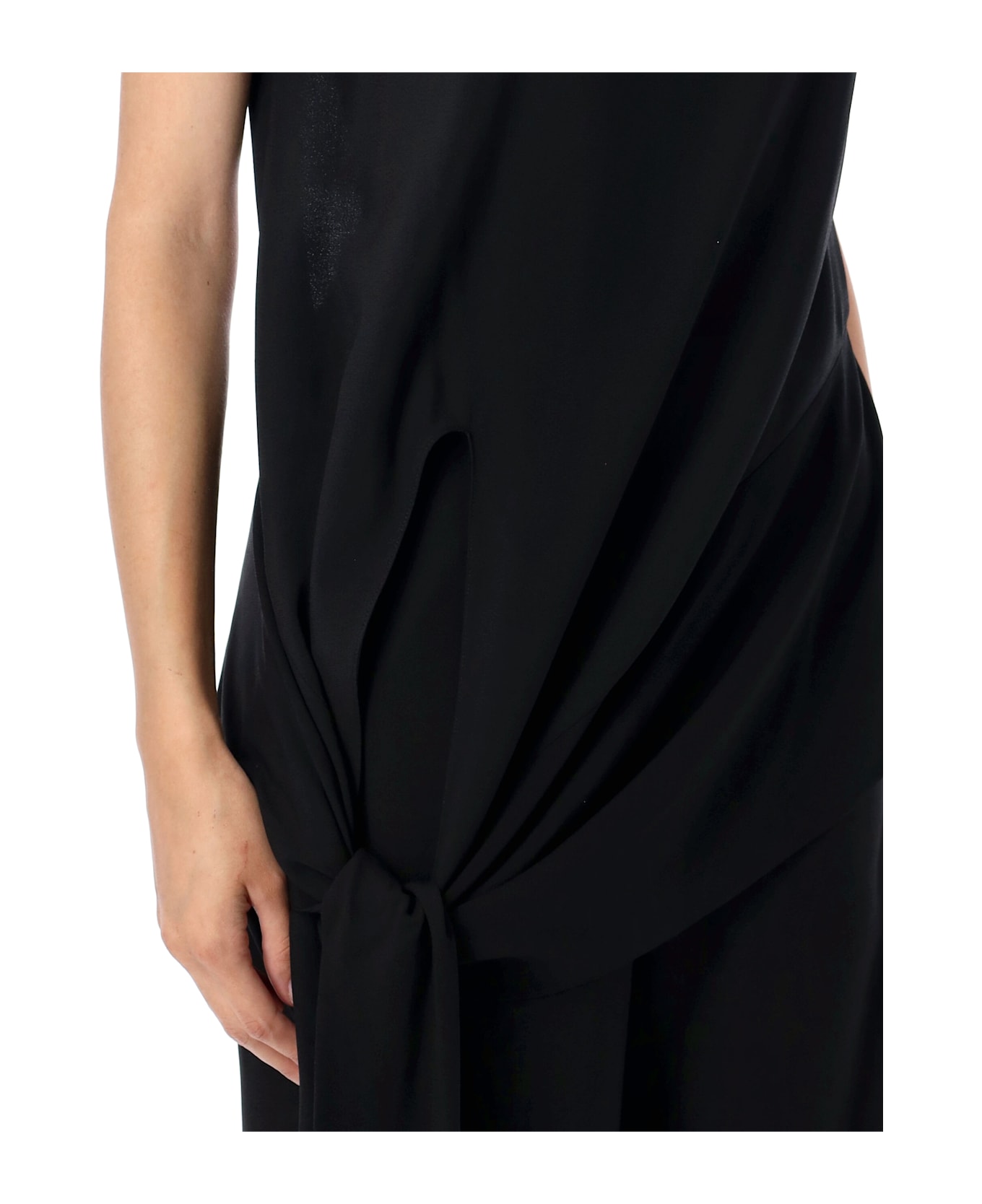 Alaia Cady Tie Jumpsuit - BLACK