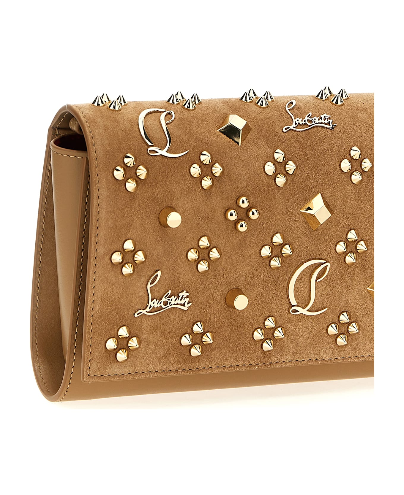 Christian Louboutin 'paloma' Clutch - Beige