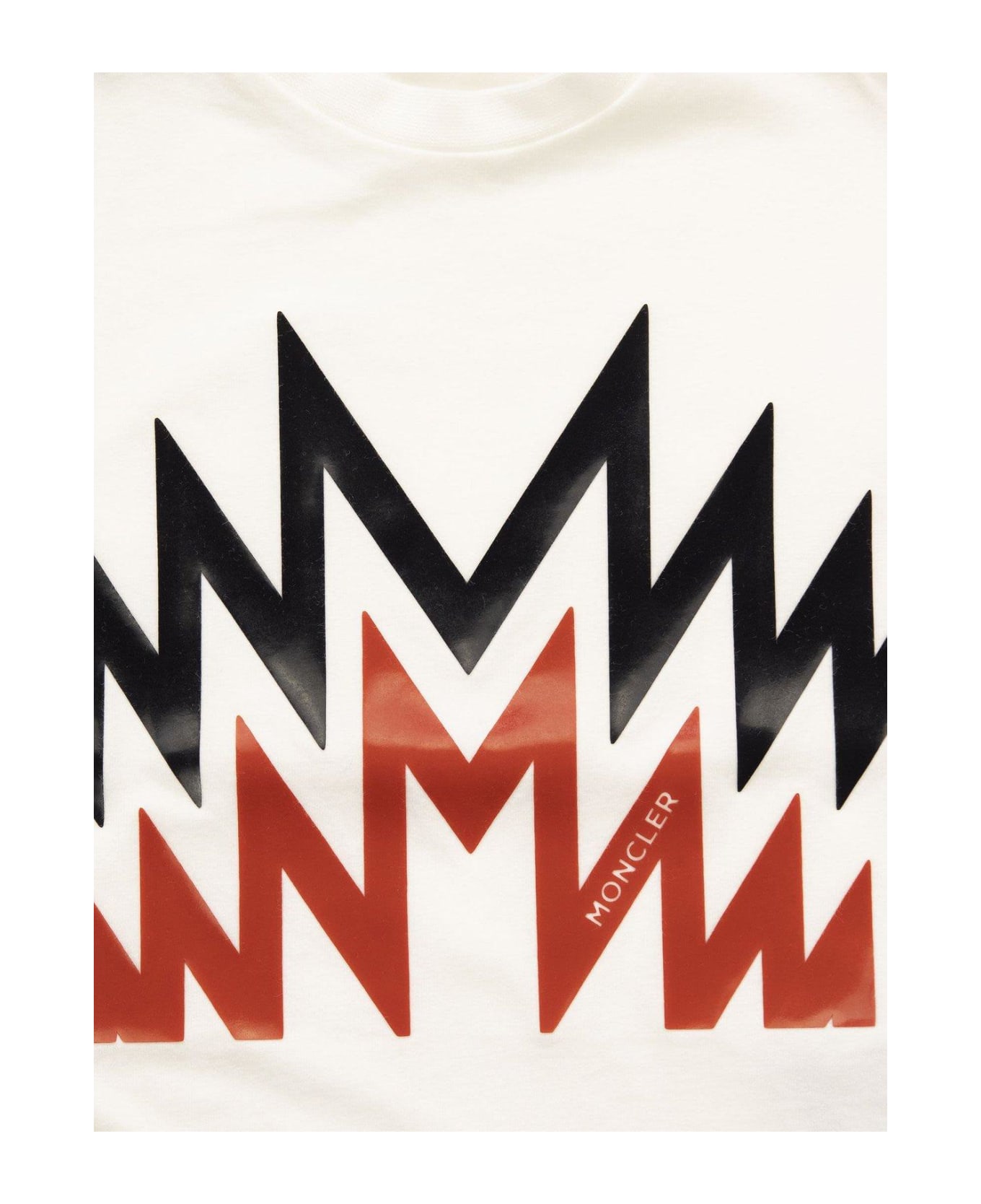 Moncler Long Sleeved T-shirt - Bianco