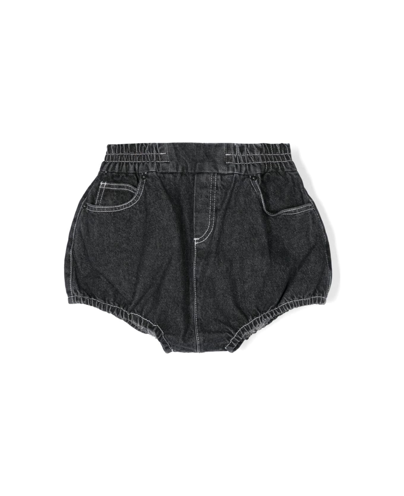 Douuod Shorts Con Ricamo - Gray ボトムス