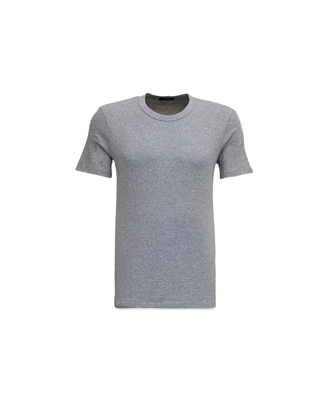 Tom Ford Short-sleeved Crewneck T-shirt - Grey