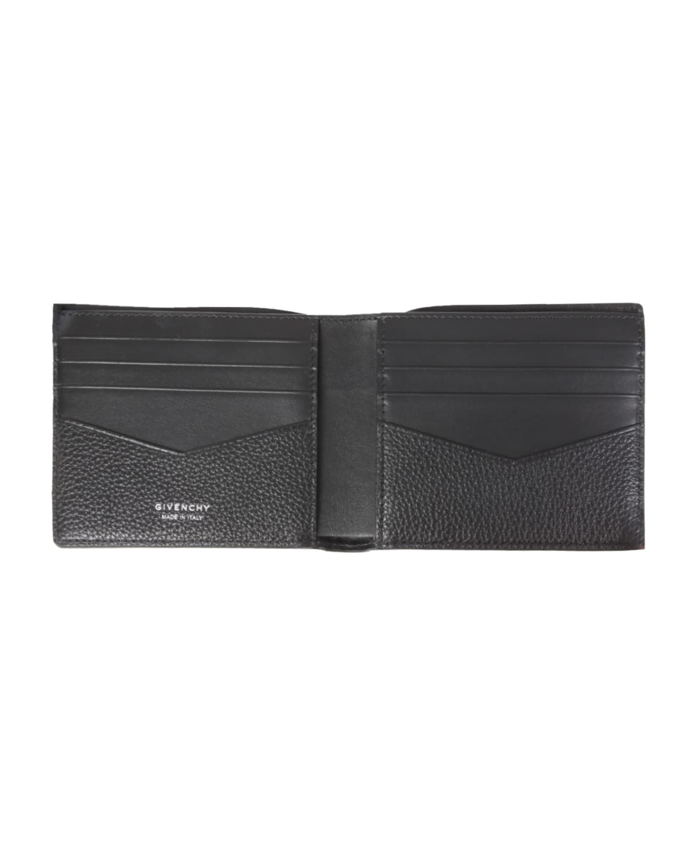 Givenchy Calf Grain Leather Bidold Wallet
