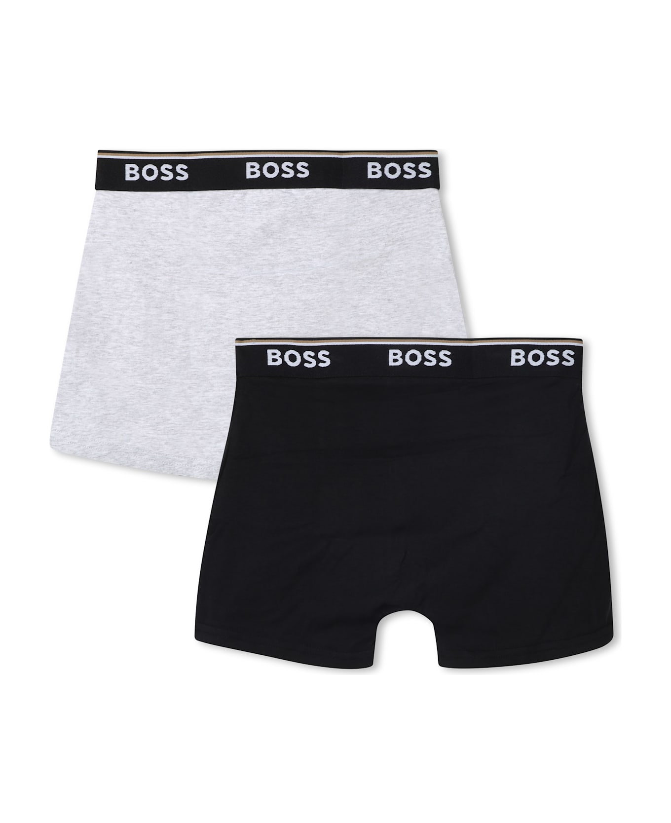 Hugo Boss Slip Con Logo - Black
