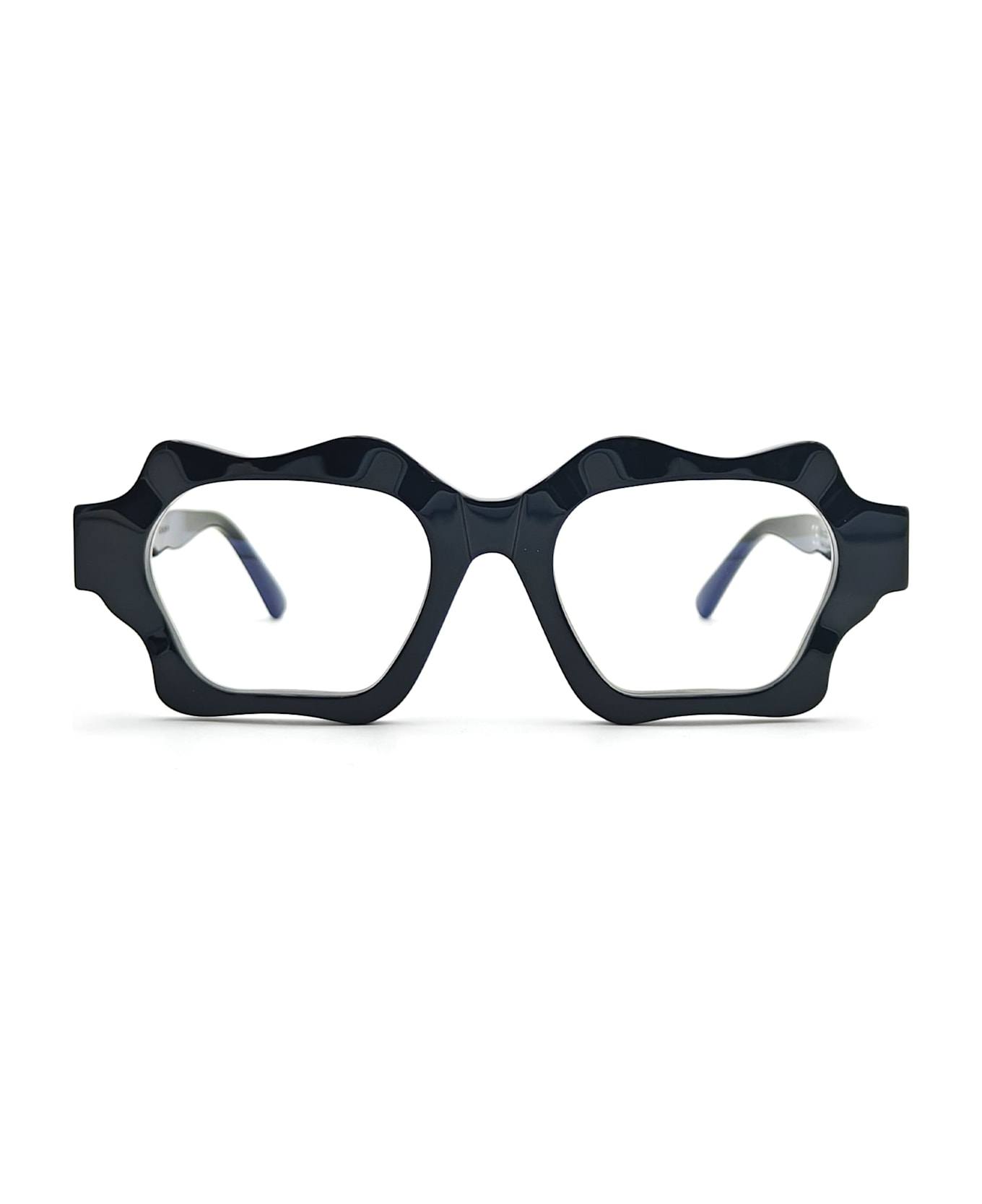 Kuboraum Mask G6 - Black Shine Rx Glasses - black shine