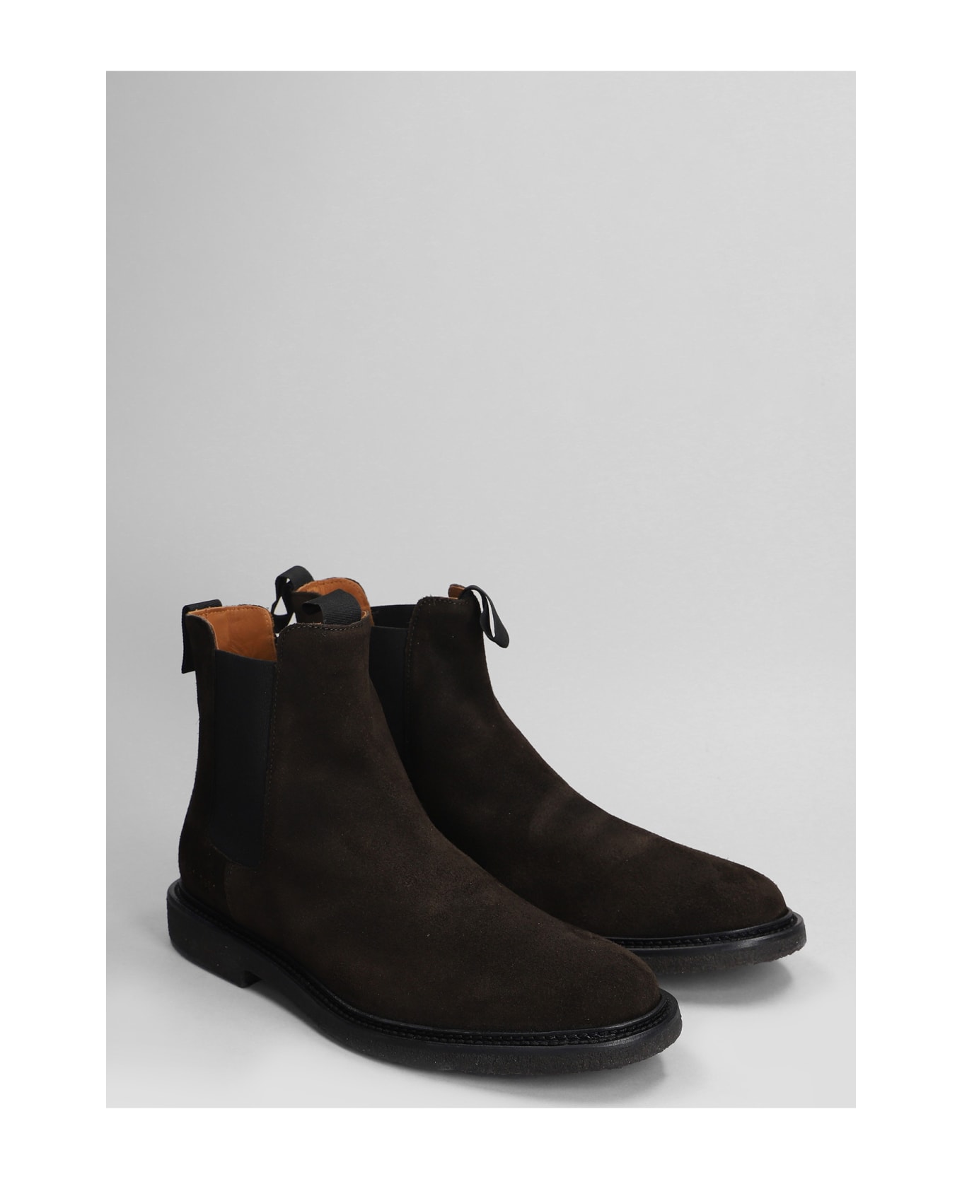 Common Projects Ankle Boots In Brown Suede - brown