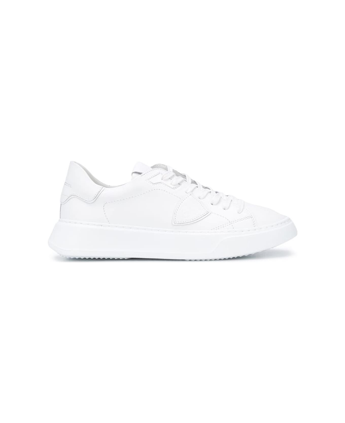 Philippe Model Temple Low Sneakers - Veau Blanc