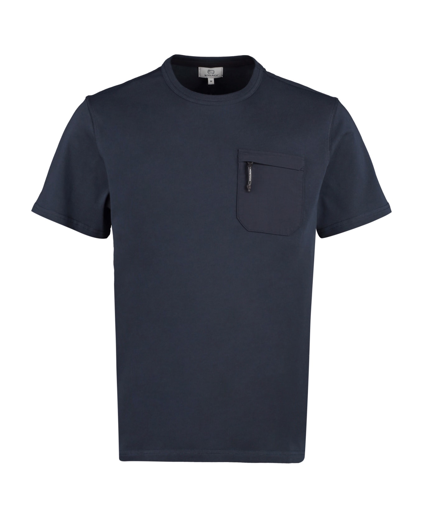 Woolrich Chest Pocket Cotton T-shirt - blue
