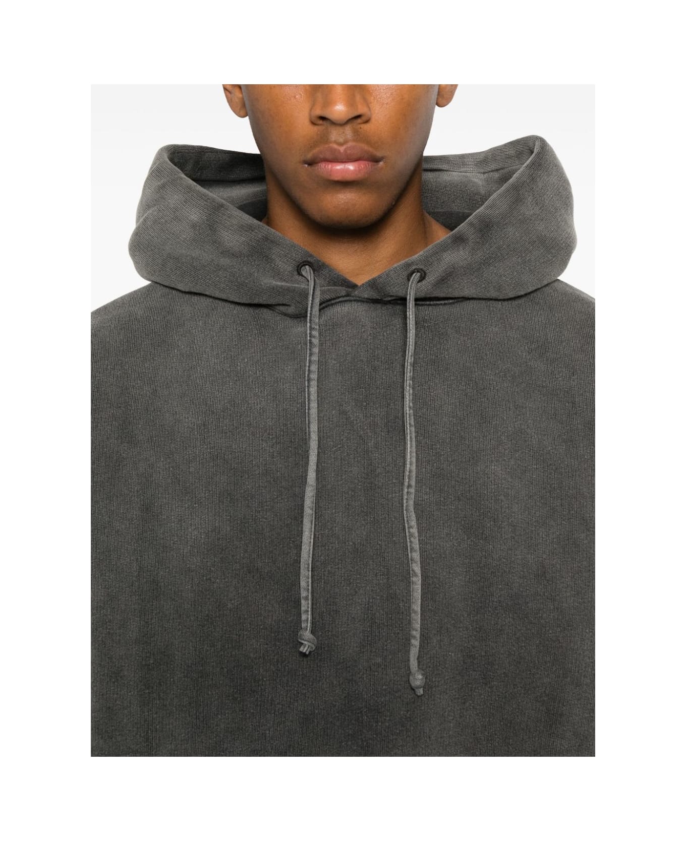 Acne Studios Logo Cotton Sweatshirt - Grey