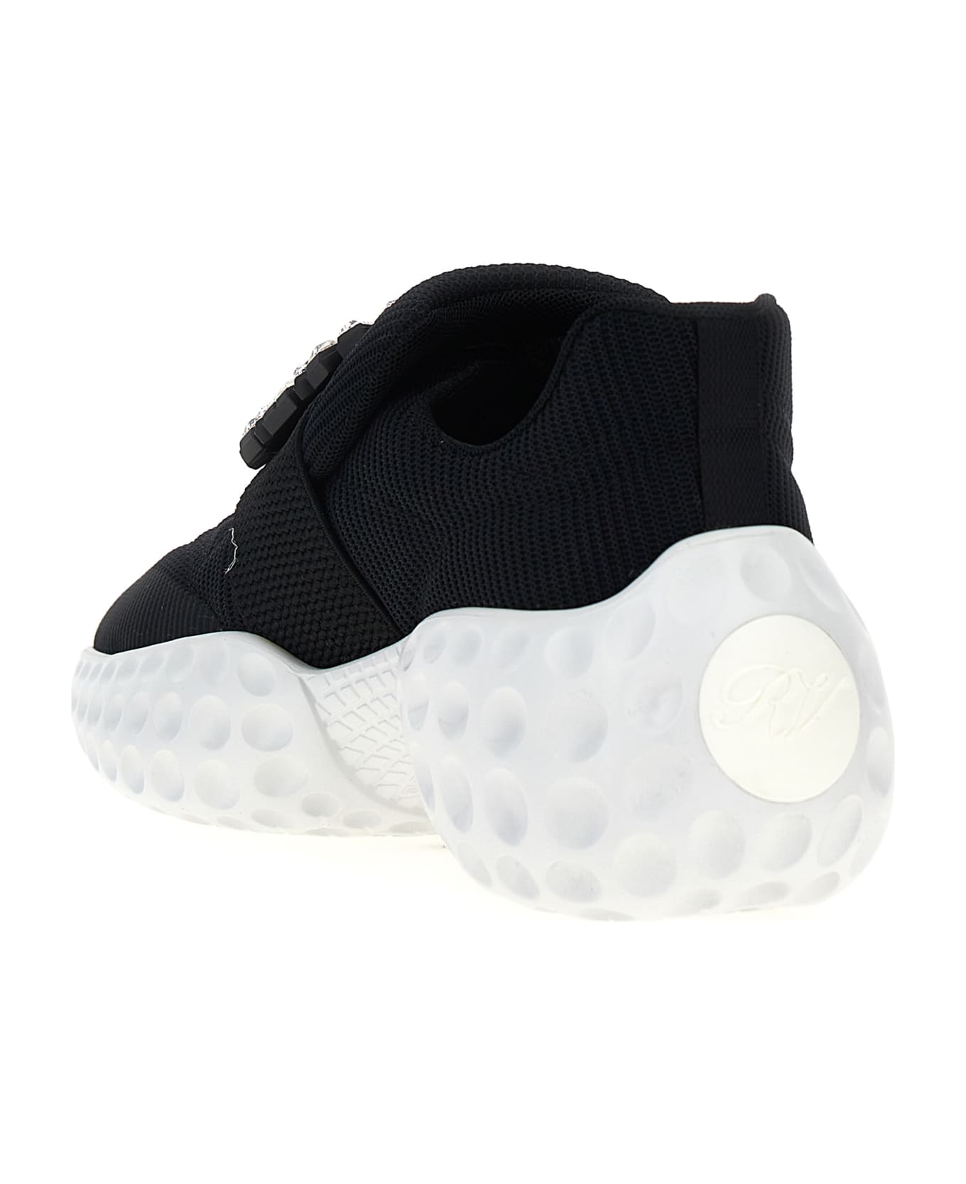 Roger Vivier 'viv' Run Light' Sneakers - White/Black