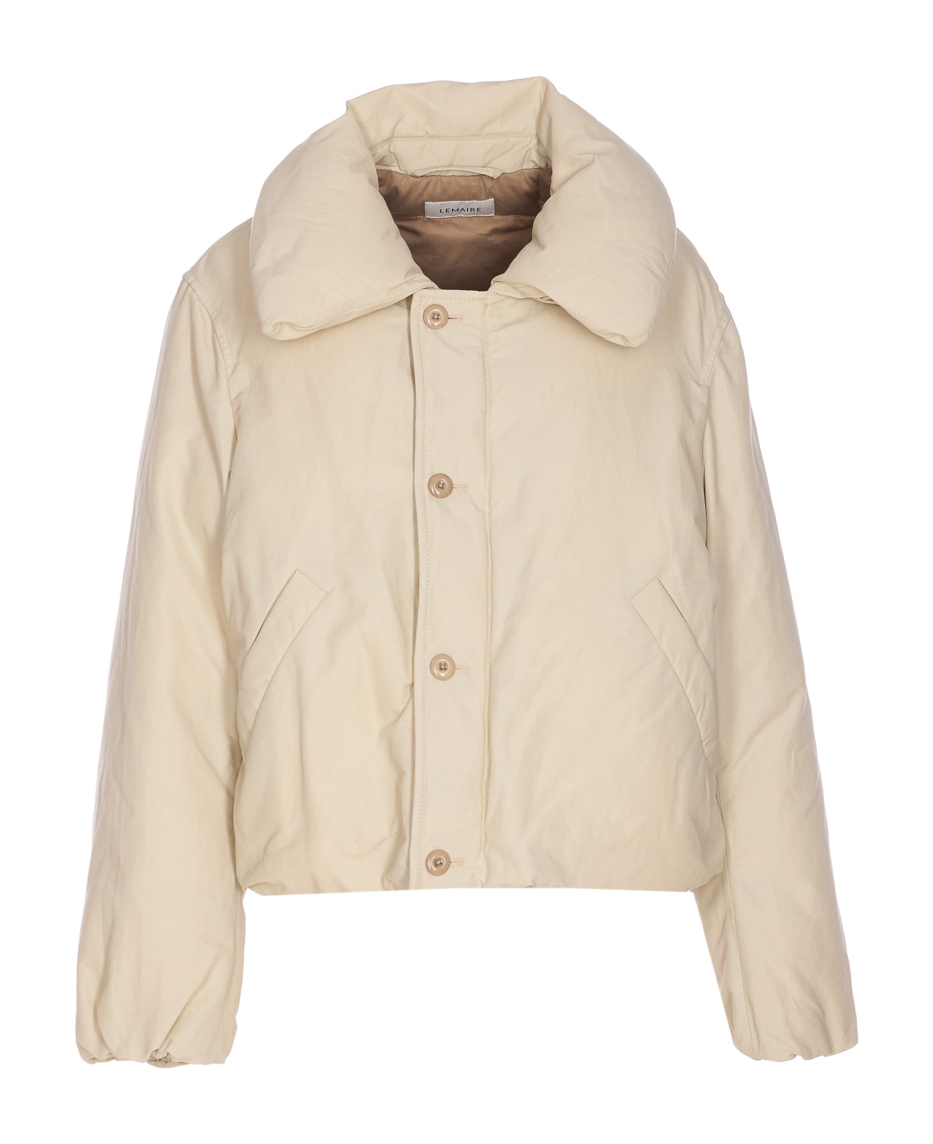 Lemaire Short Puffer Jacket - Beige