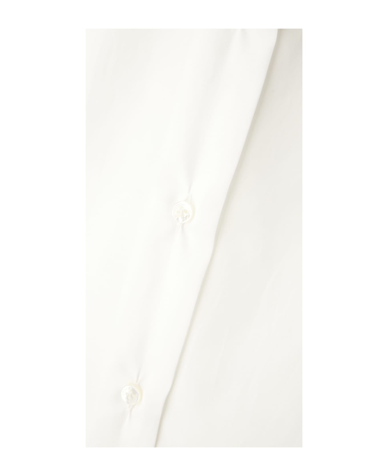 Barba Napoli White Cotton Shirt - Bianco