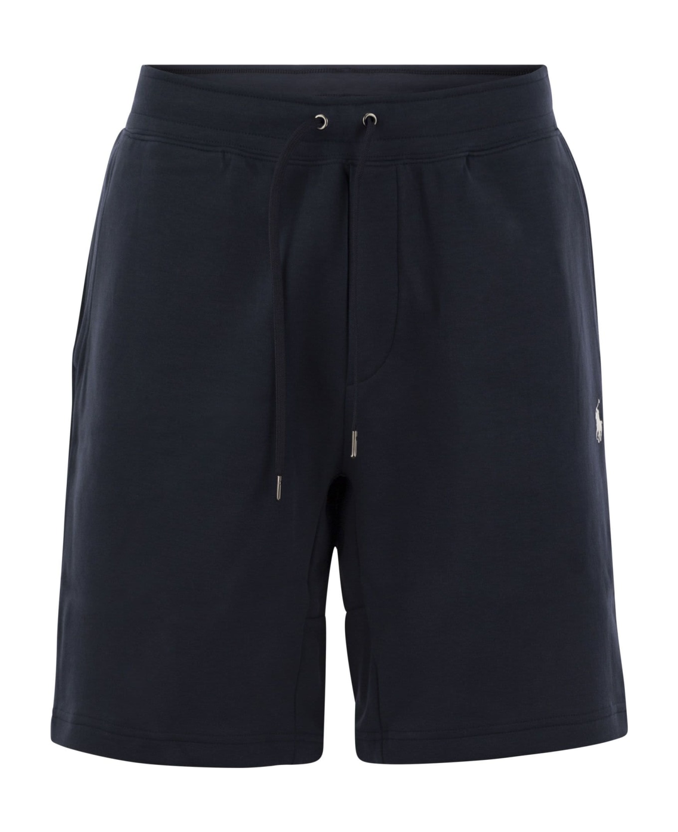 Polo Ralph Lauren Bermuda Shorts With Pony - Navy Blue ショートパンツ