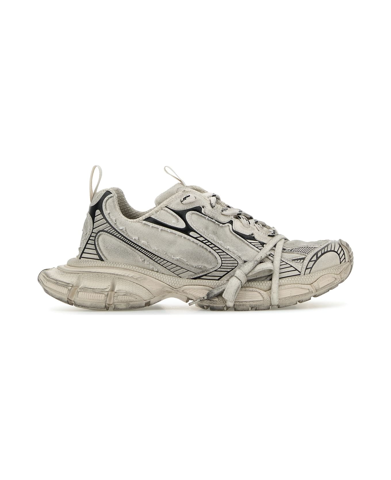 Balenciaga Multicolor Canvas 3xl Sneakers - BEIGE
