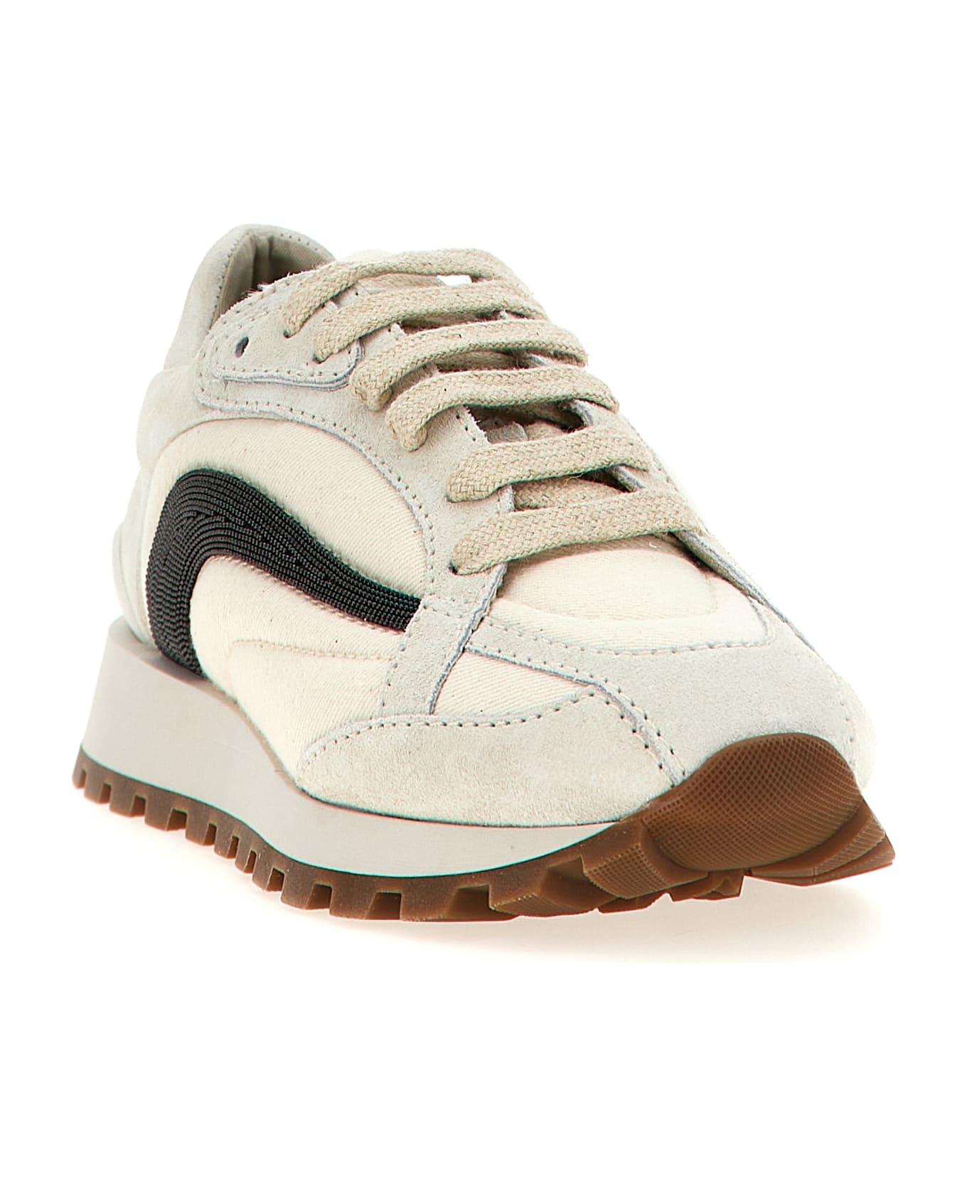 Brunello Cucinelli 'monile' Sneakers - Beige